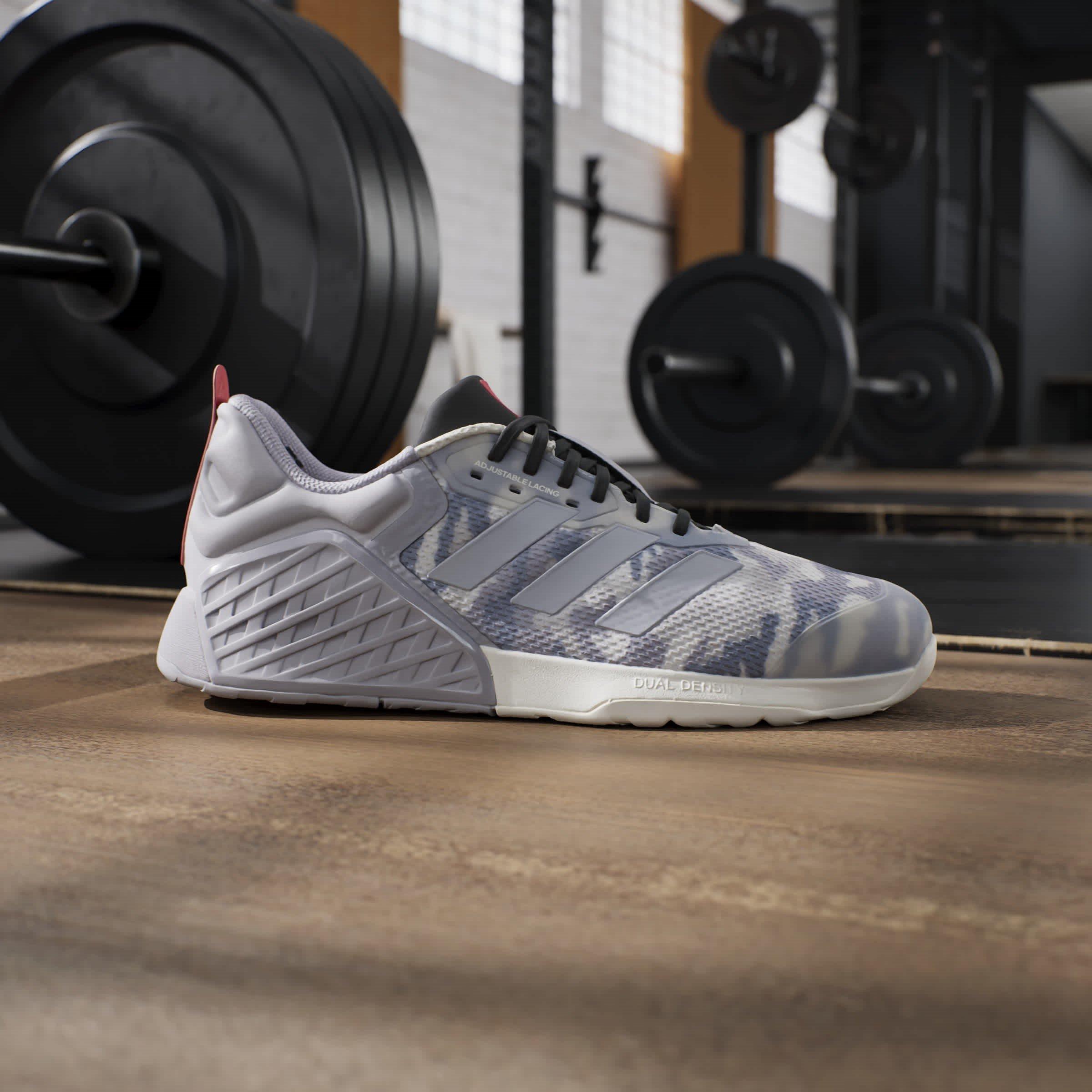 Kreda Bijela/Glo - adidas - Dropset 3 Gfx Trainer Training Shoes Mens - 10