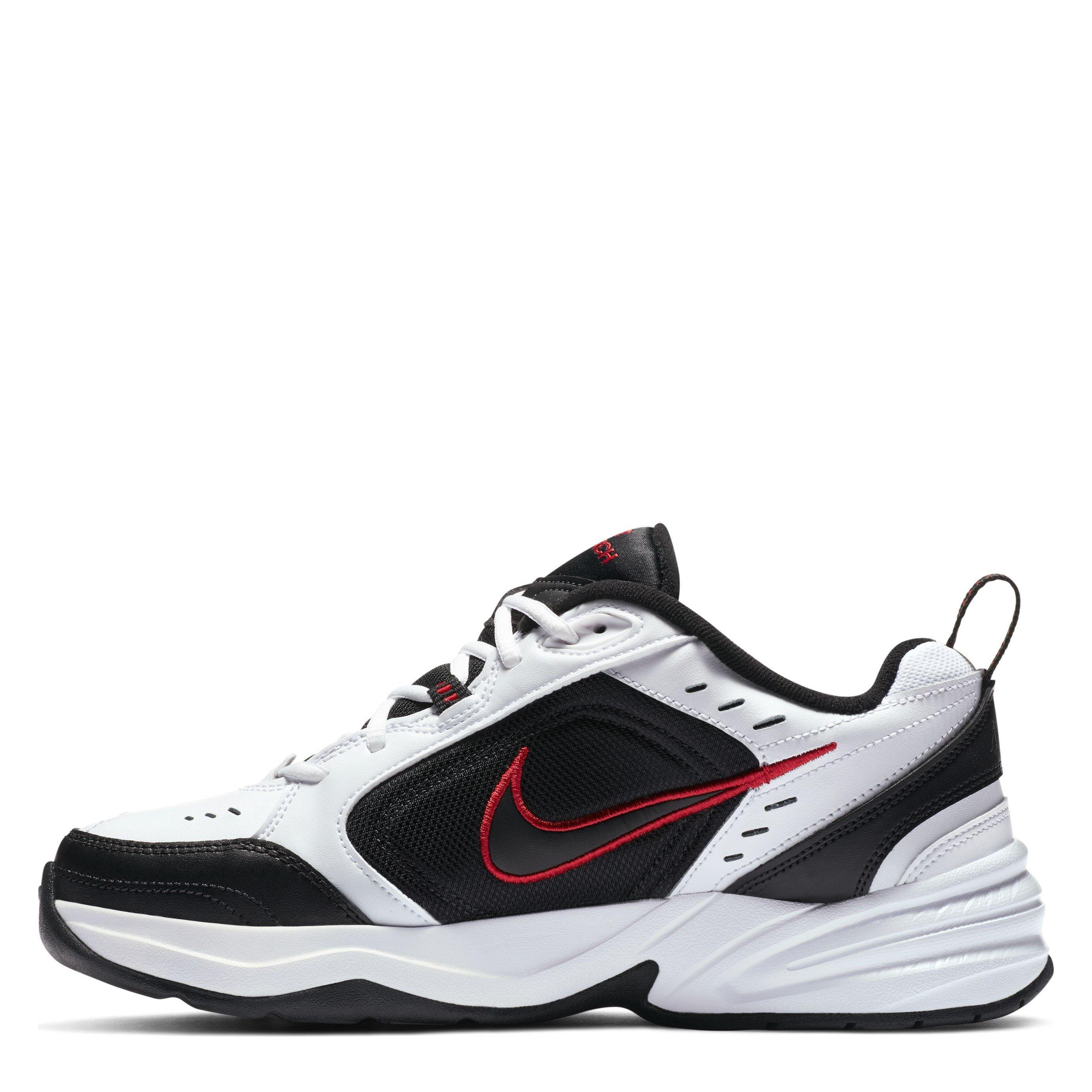 White/Black/Red - Nike - Air Monarch IV Training Shoes Mens - 2