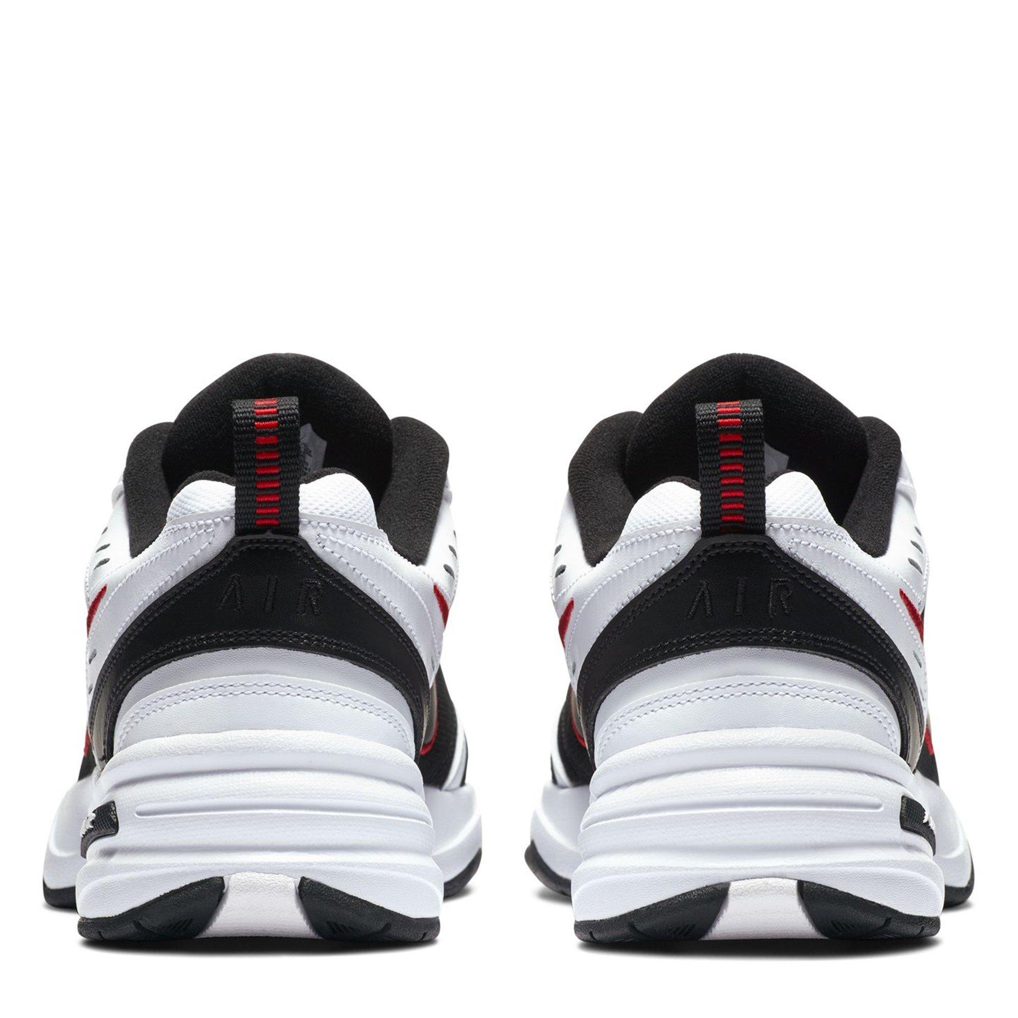 White/Black/Red - Nike - Air Monarch IV Training Shoes Mens - 6