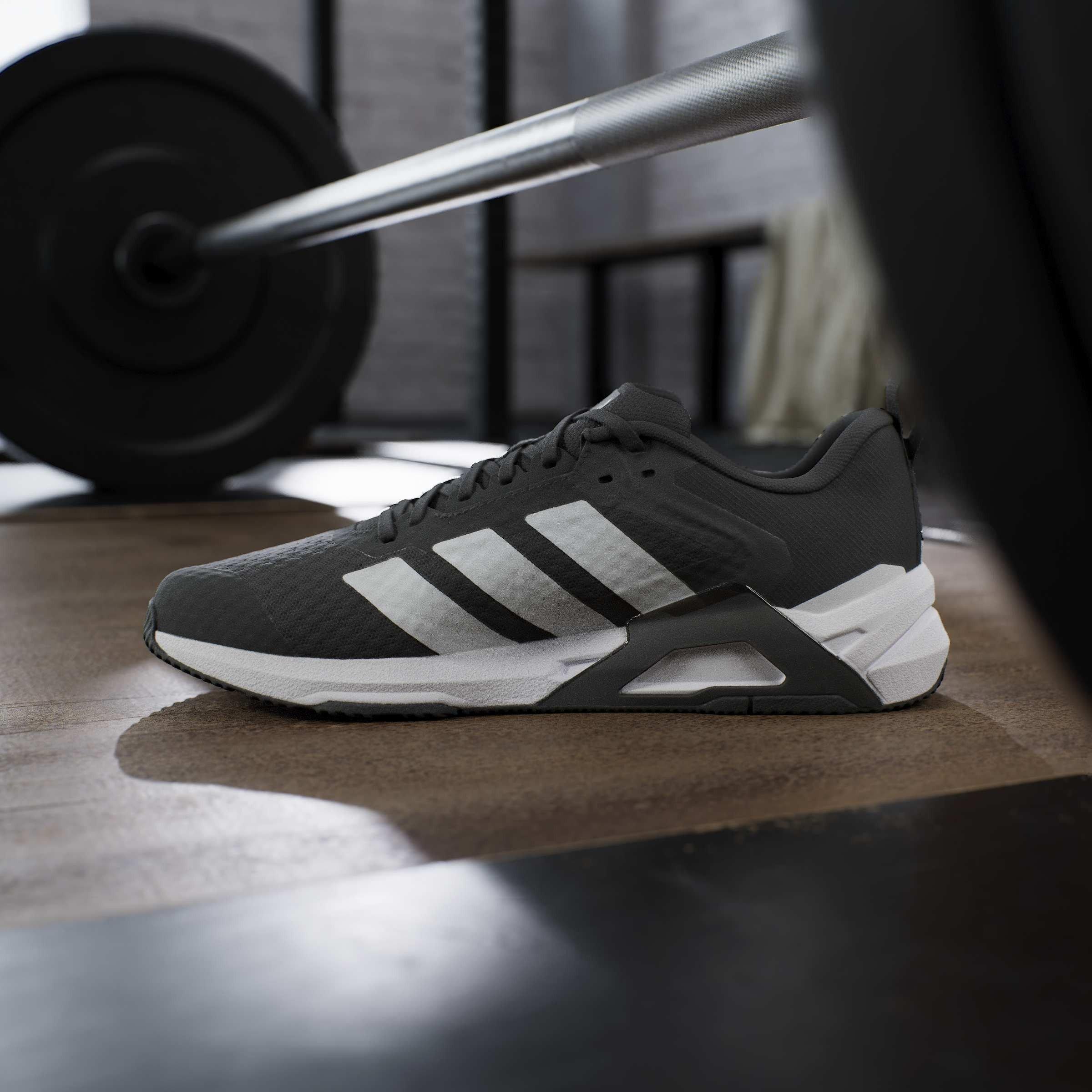 Black/White/Red - adidas - Dropset Control Mens Training Shoes - 14