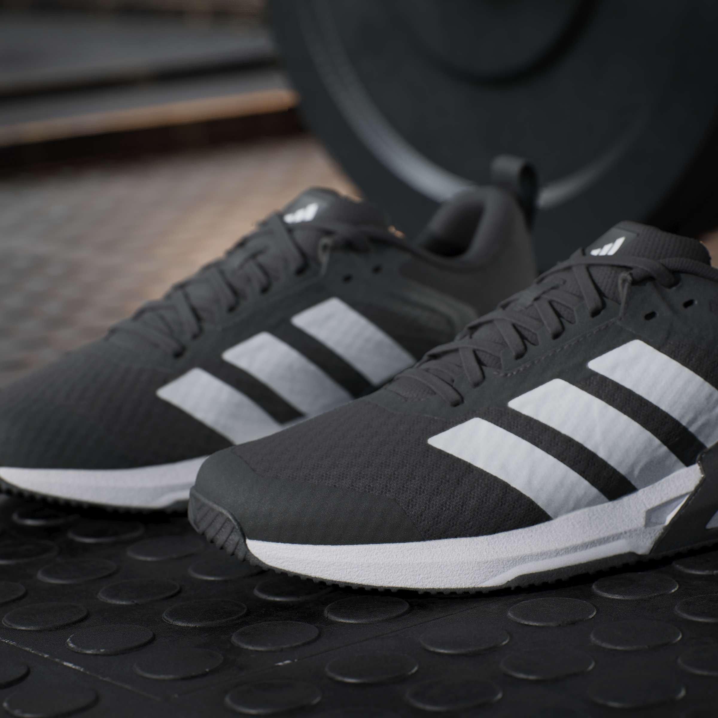 Black/White/Red - adidas - Dropset Control Mens Training Shoes - 16
