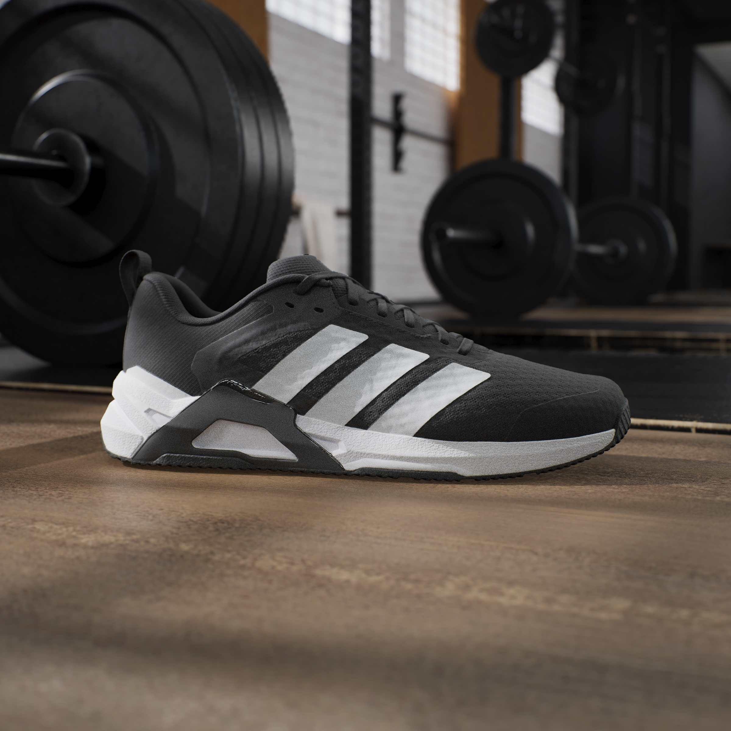 Black/White/Red - adidas - Dropset Control Mens Training Shoes - 10