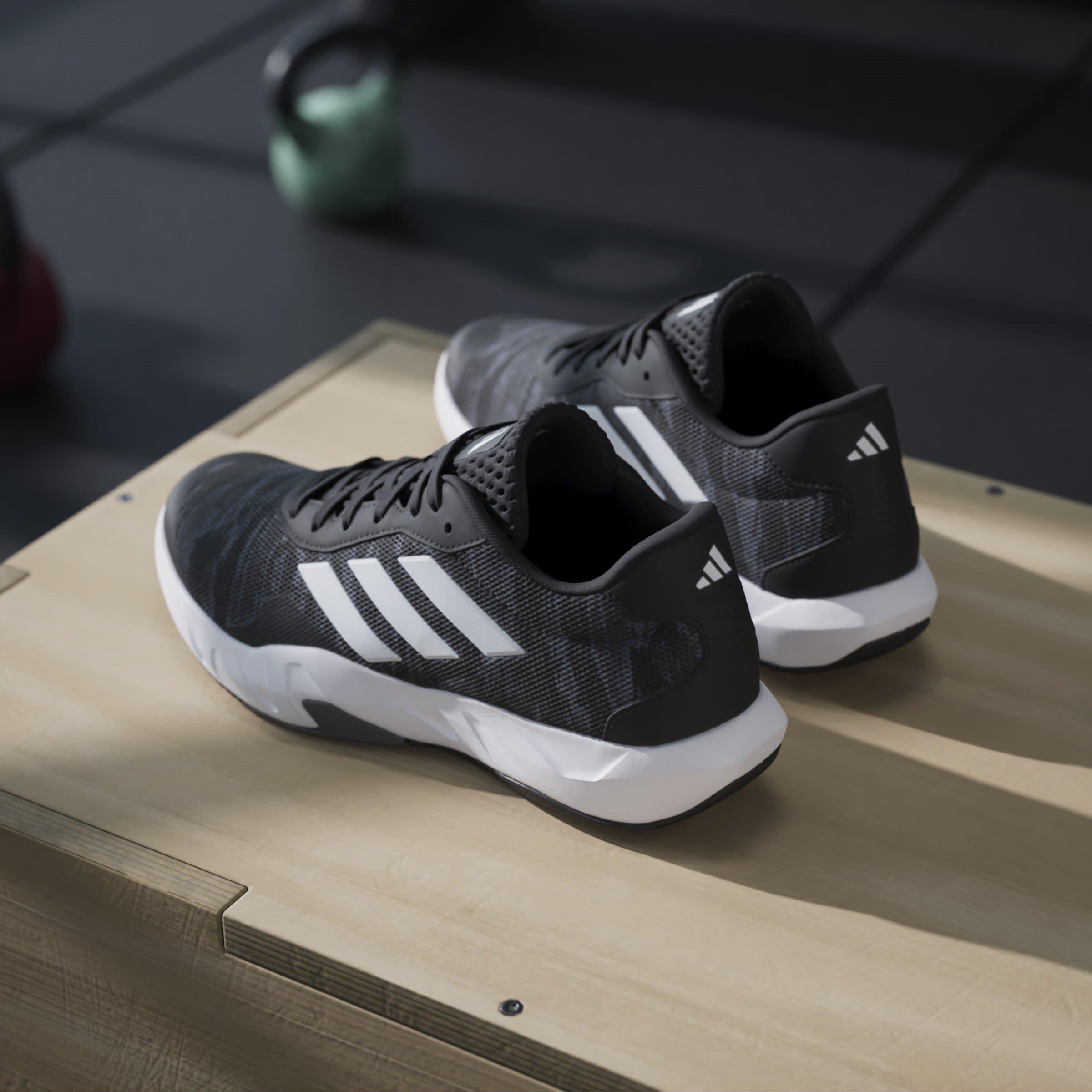 Grey/White/CBlk - adidas - Amplimove Versatile Training Shoes - 14