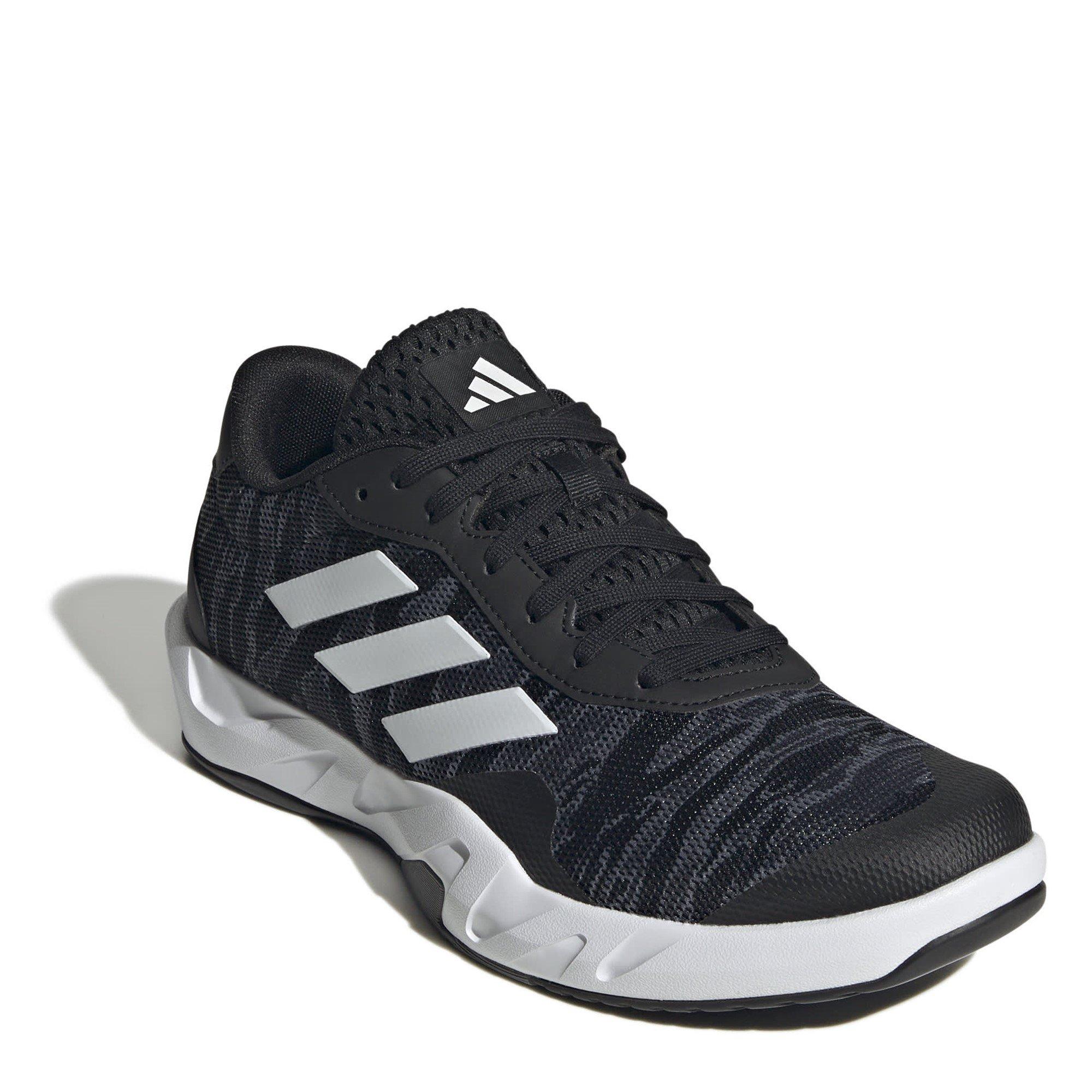 Grey/White/CBlk - adidas - Amplimove Versatile Training Shoes - 3
