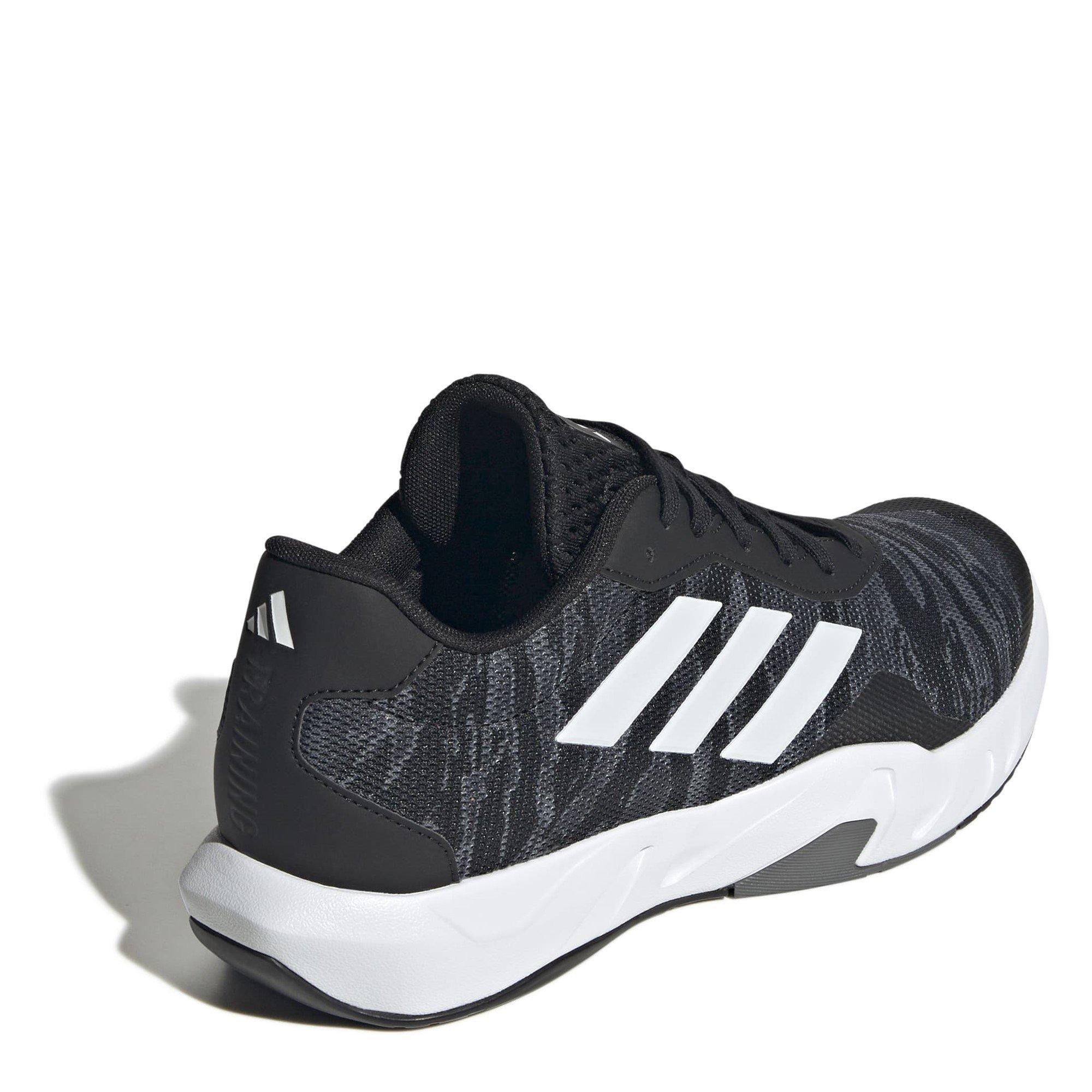 Grey/White/CBlk - adidas - Amplimove Versatile Training Shoes - 4