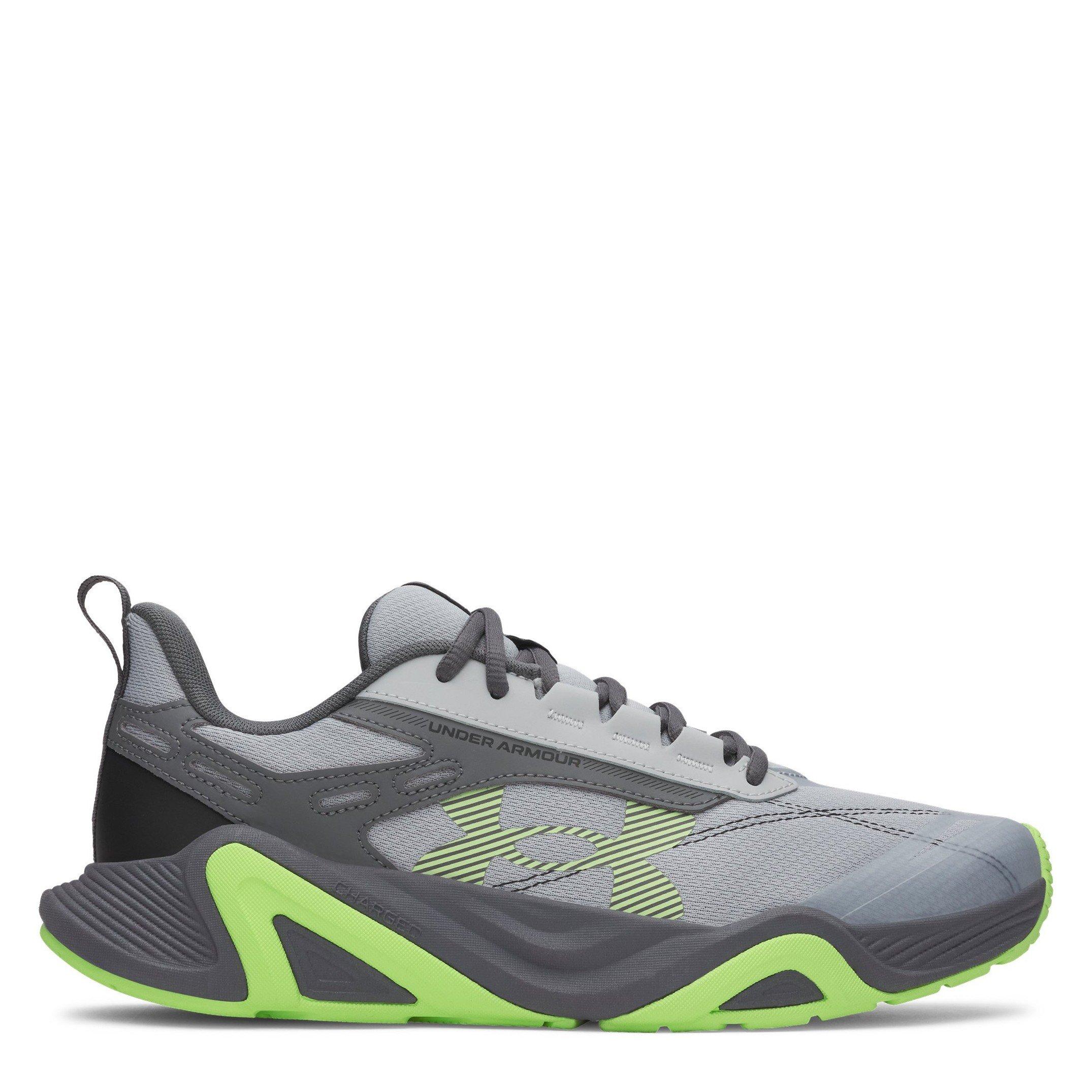 Under Armour Men's Ua Charged Commit Tr 5 - Grey/Lime - 11 (46)