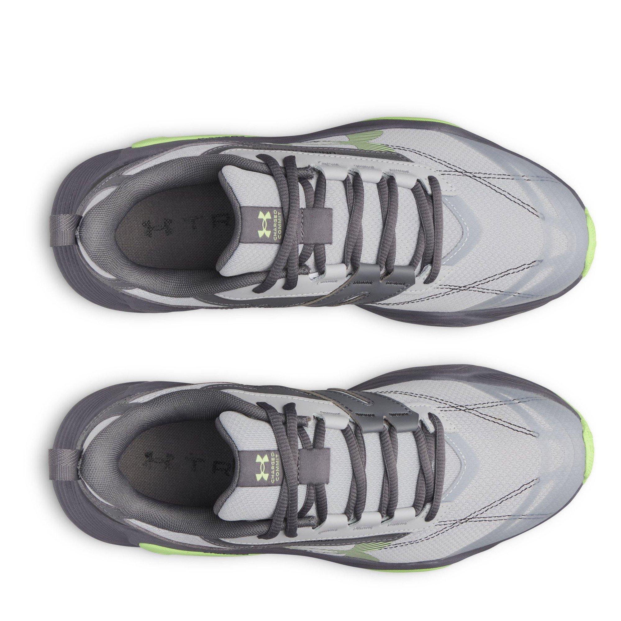 Grey/Lime - Under Armour - UA Commit TR5 Sn64 - 4