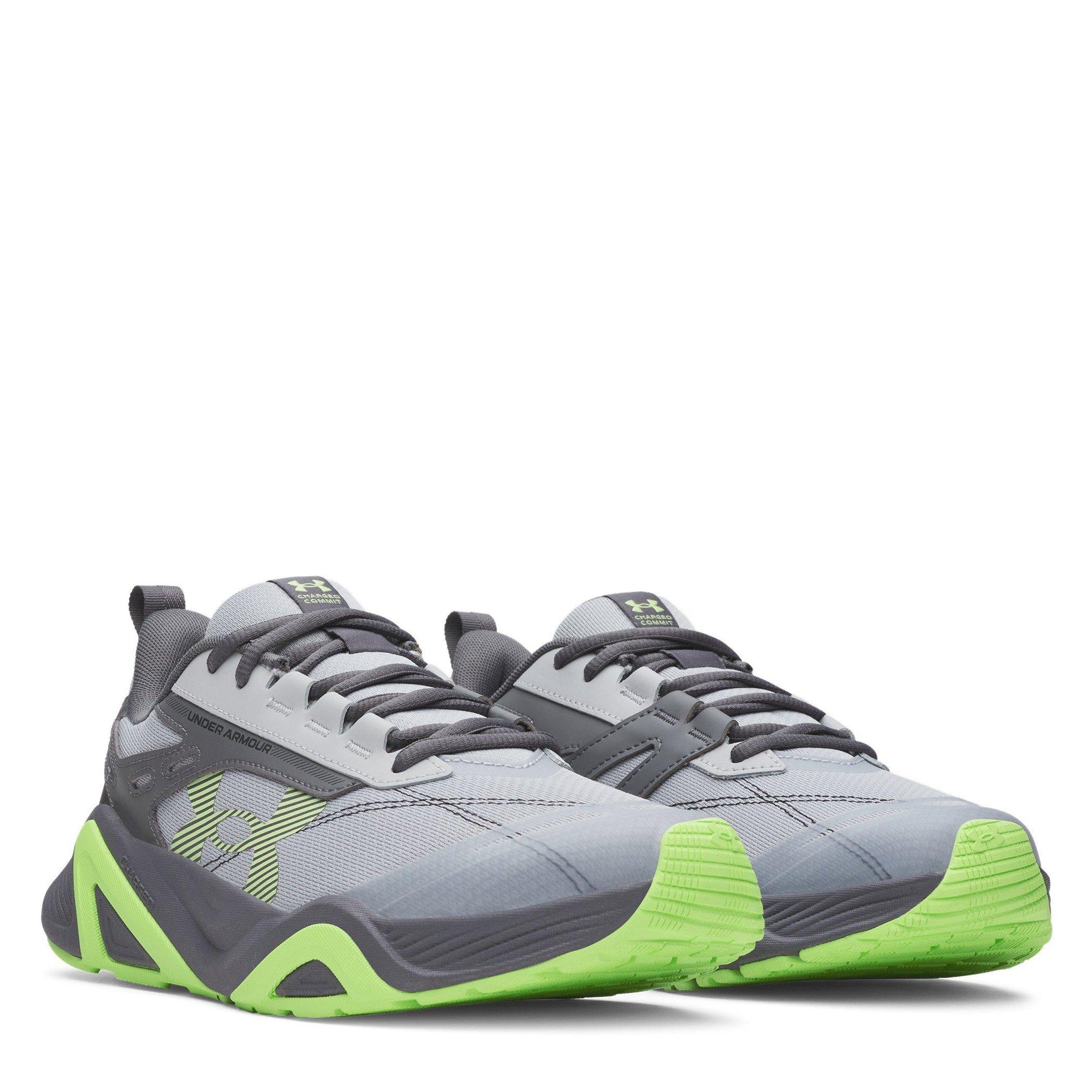 Grey/Lime - Under Armour - UA Commit TR5 Sn64 - 5
