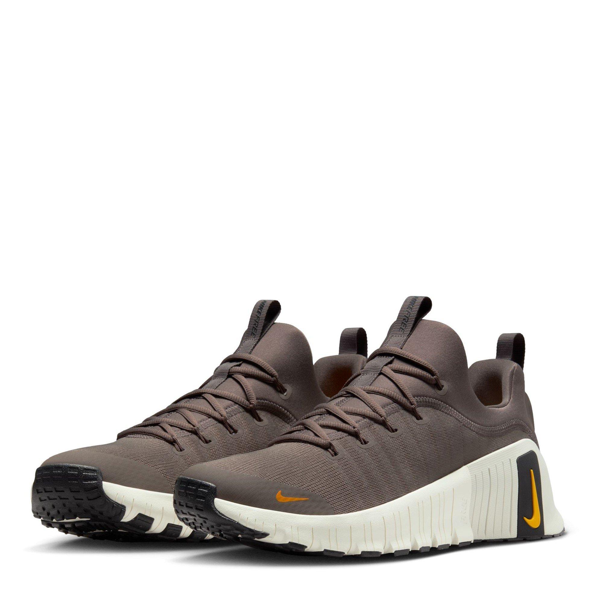 Brown/White - Nike - Free Metcon 6 Mens Workout Shoes - 4