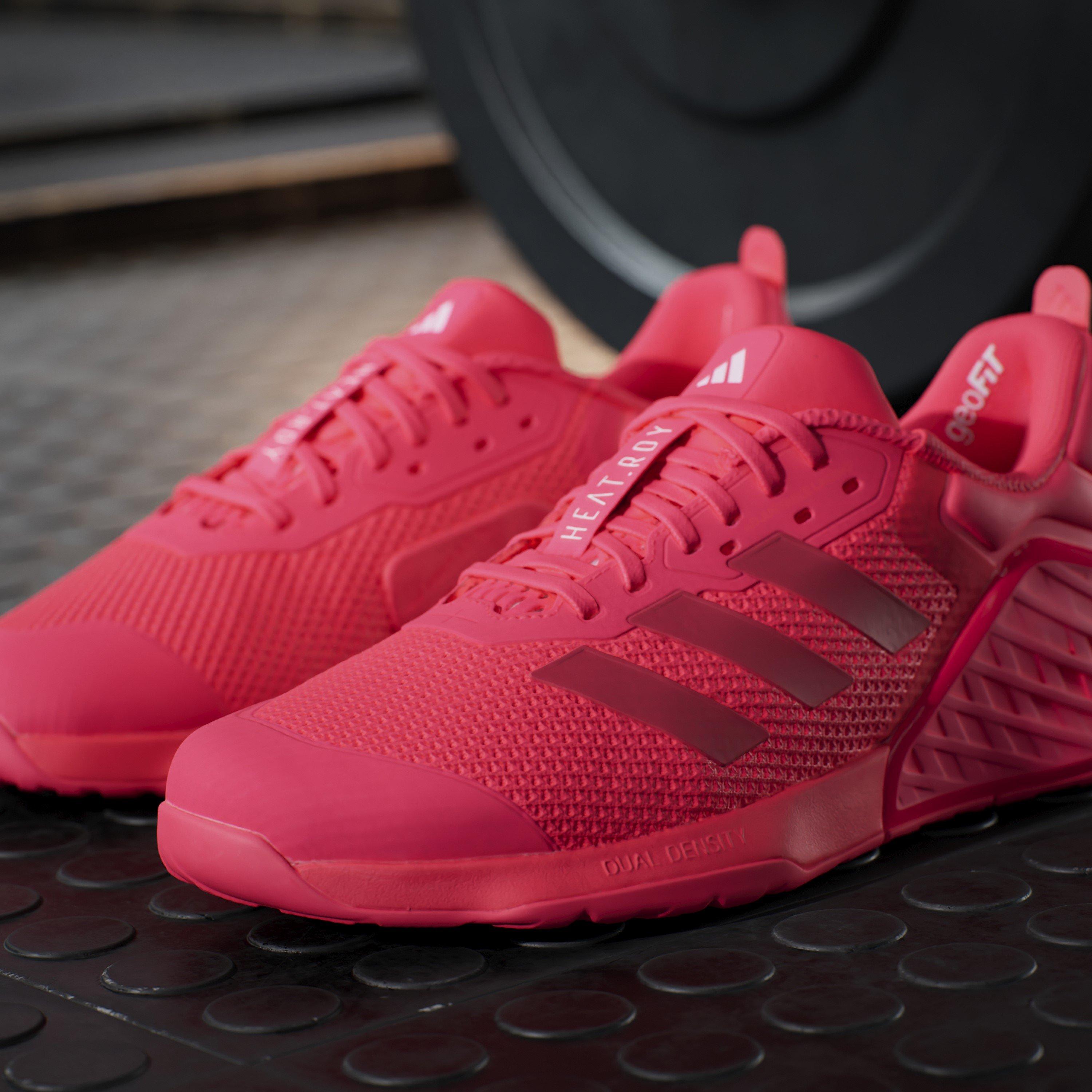 Lucid Red/Lucid - adidas - Unisex Adults Dropset 3 HEAT.RDY Wide Fit Training Shoes - 16