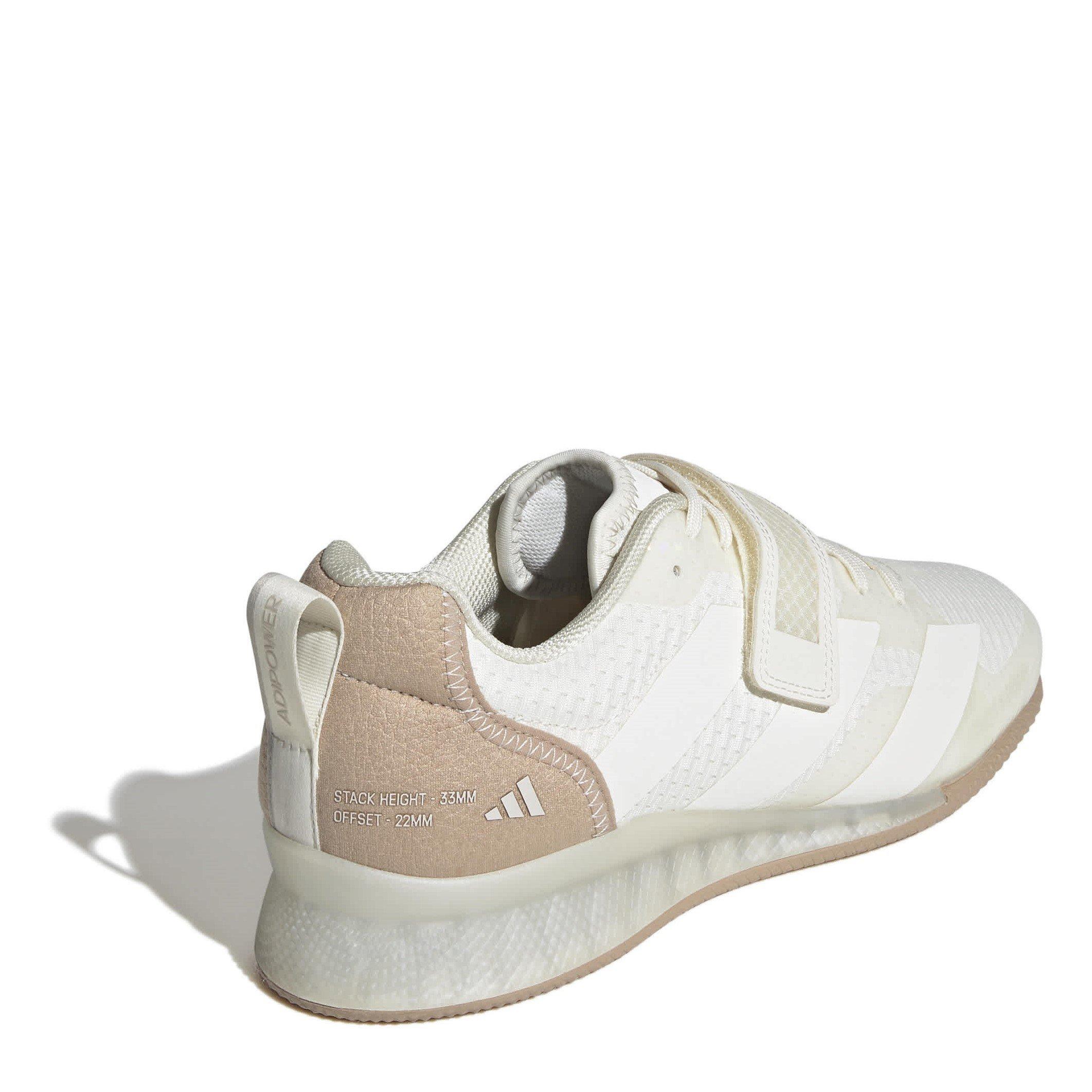 White/Sandstone - adidas - Weightlifting 3 Shoes - 4