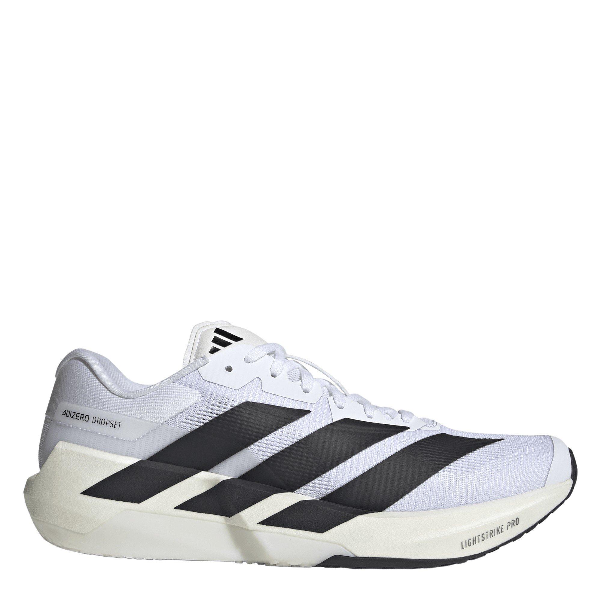 White/Black - adidas - Men's Adizero Dropset Training Shoes - 1