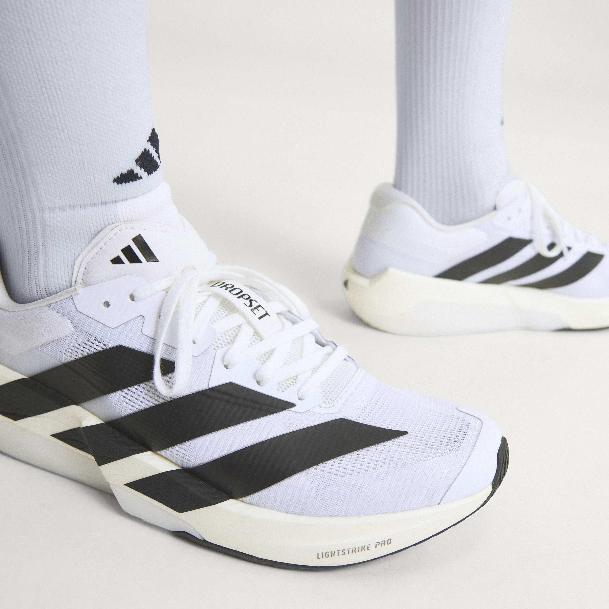 Blanc/Noir - adidas - Men's Adizero Dropset Training Shoes - 13