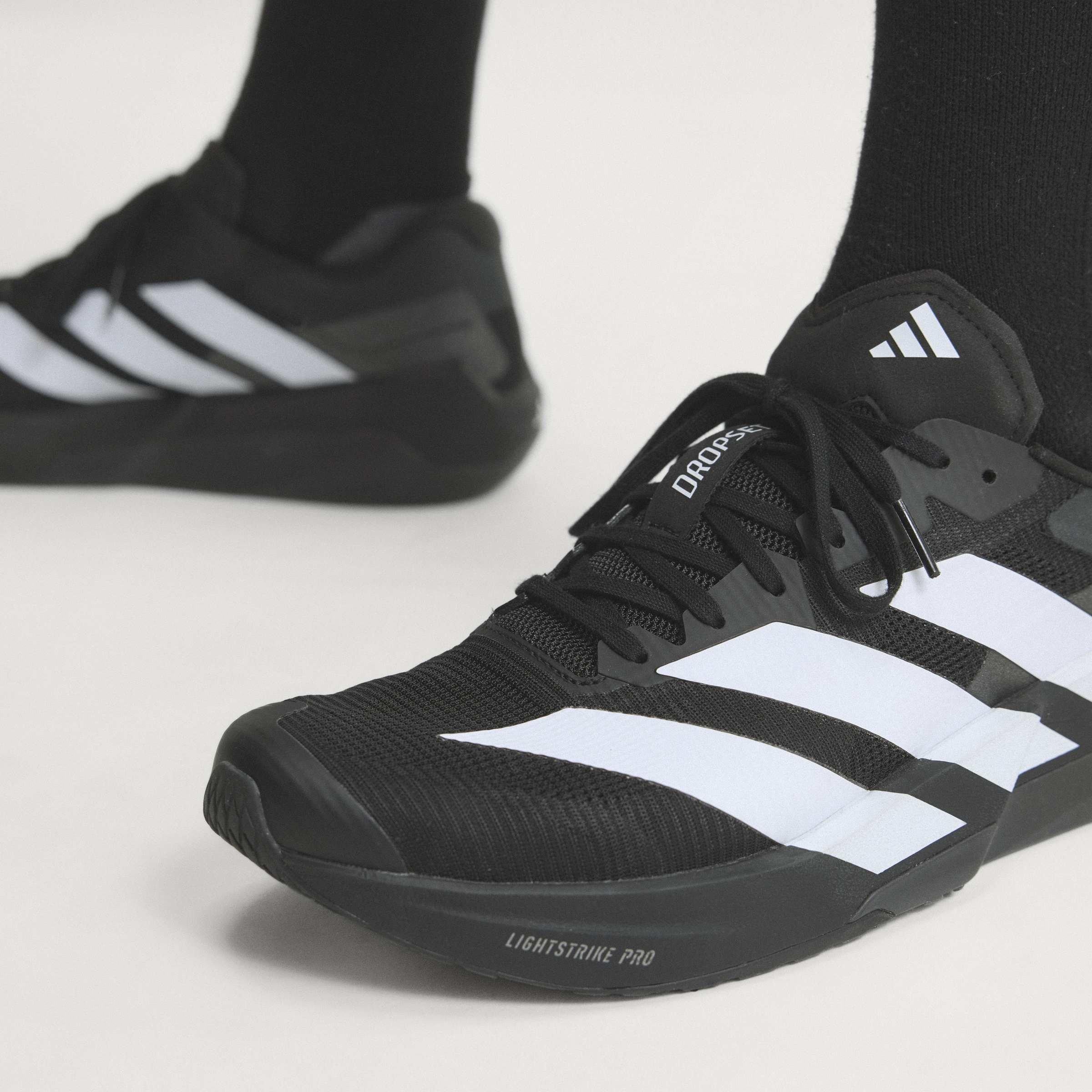 Black/White - adidas - Men's Adizero Dropset Training Shoes - 3