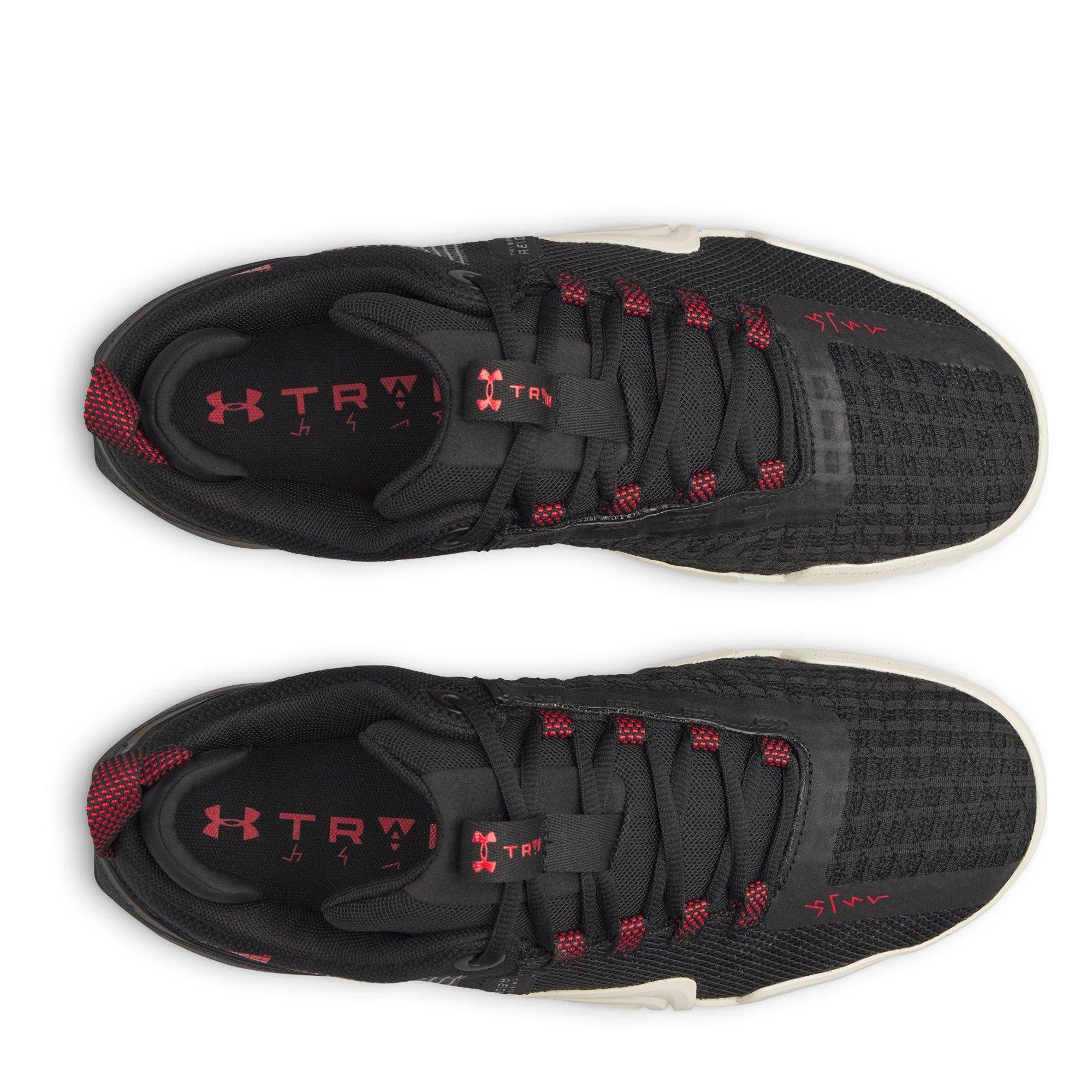 Negro/Rojo - Under Armour - Men's TriBase Reign Training Shoes - 4