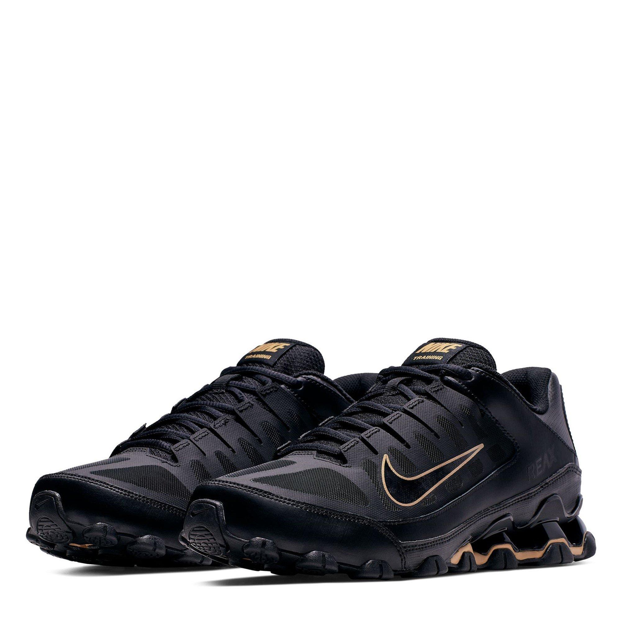 Schwarz/Gold - Nike - Reax 8 TR Men's Workout Shoes - 4