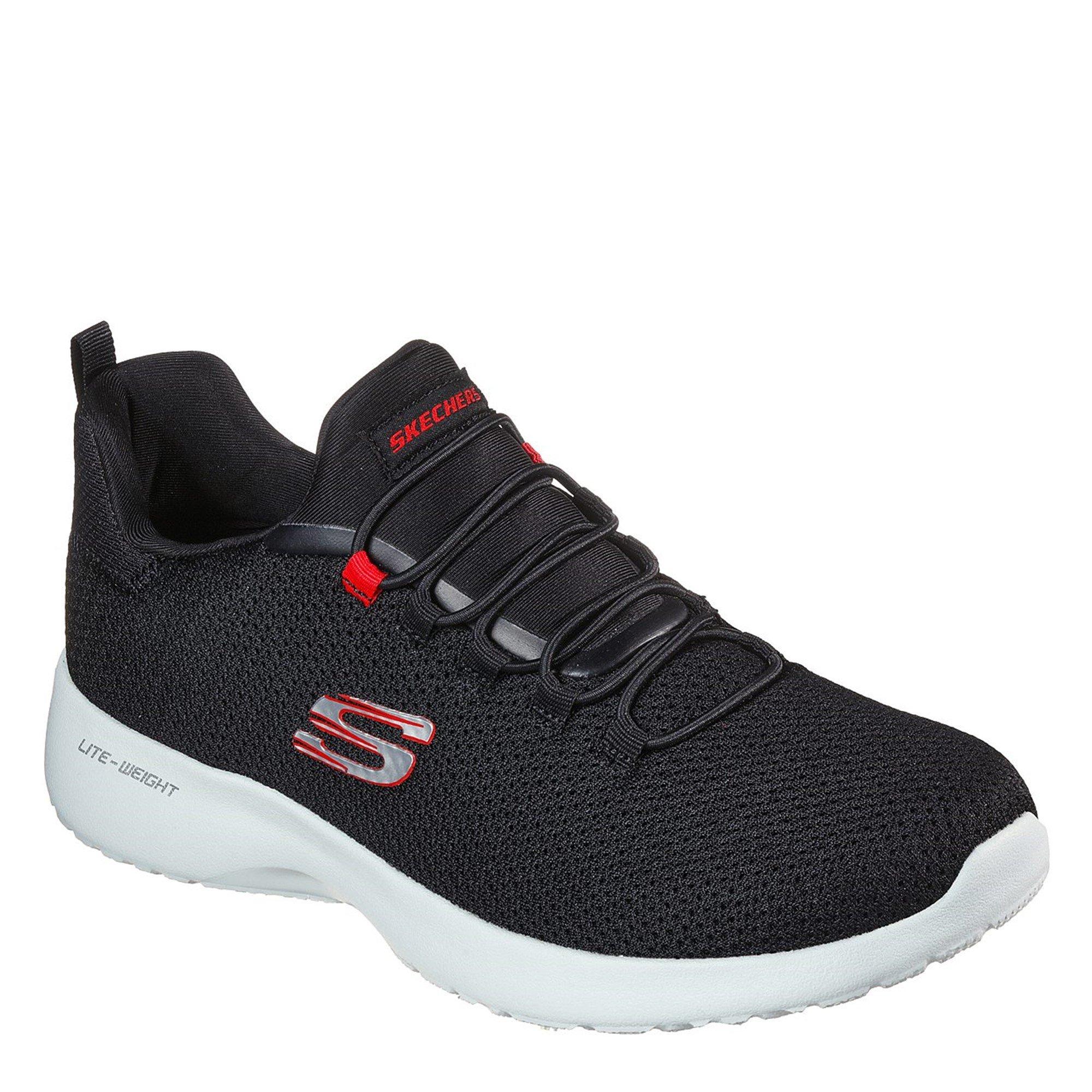 Black/Red - Skechers - Dynamight Runners Mens