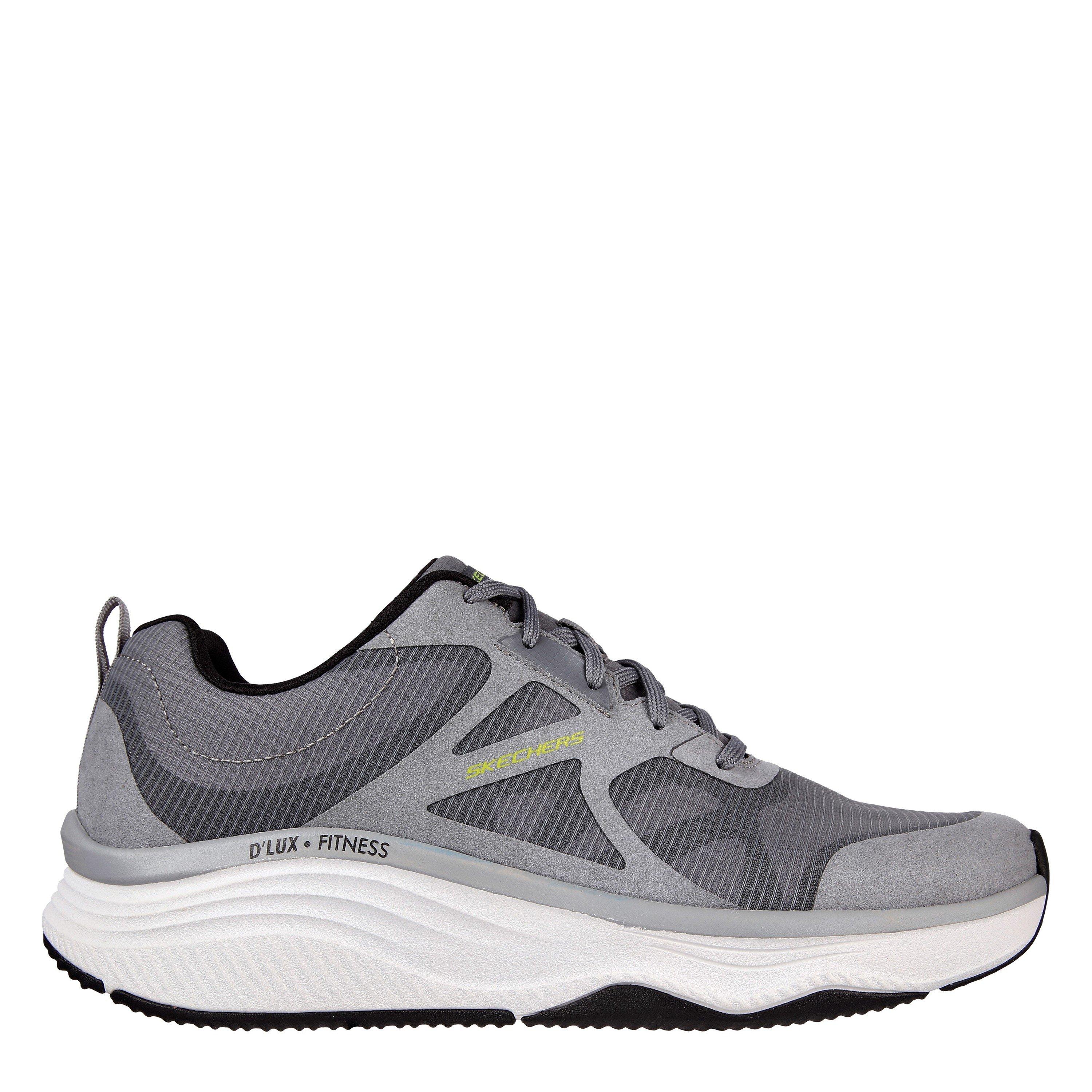 Grey - Skechers - Men's Dlux Fit Training Shoes - 1