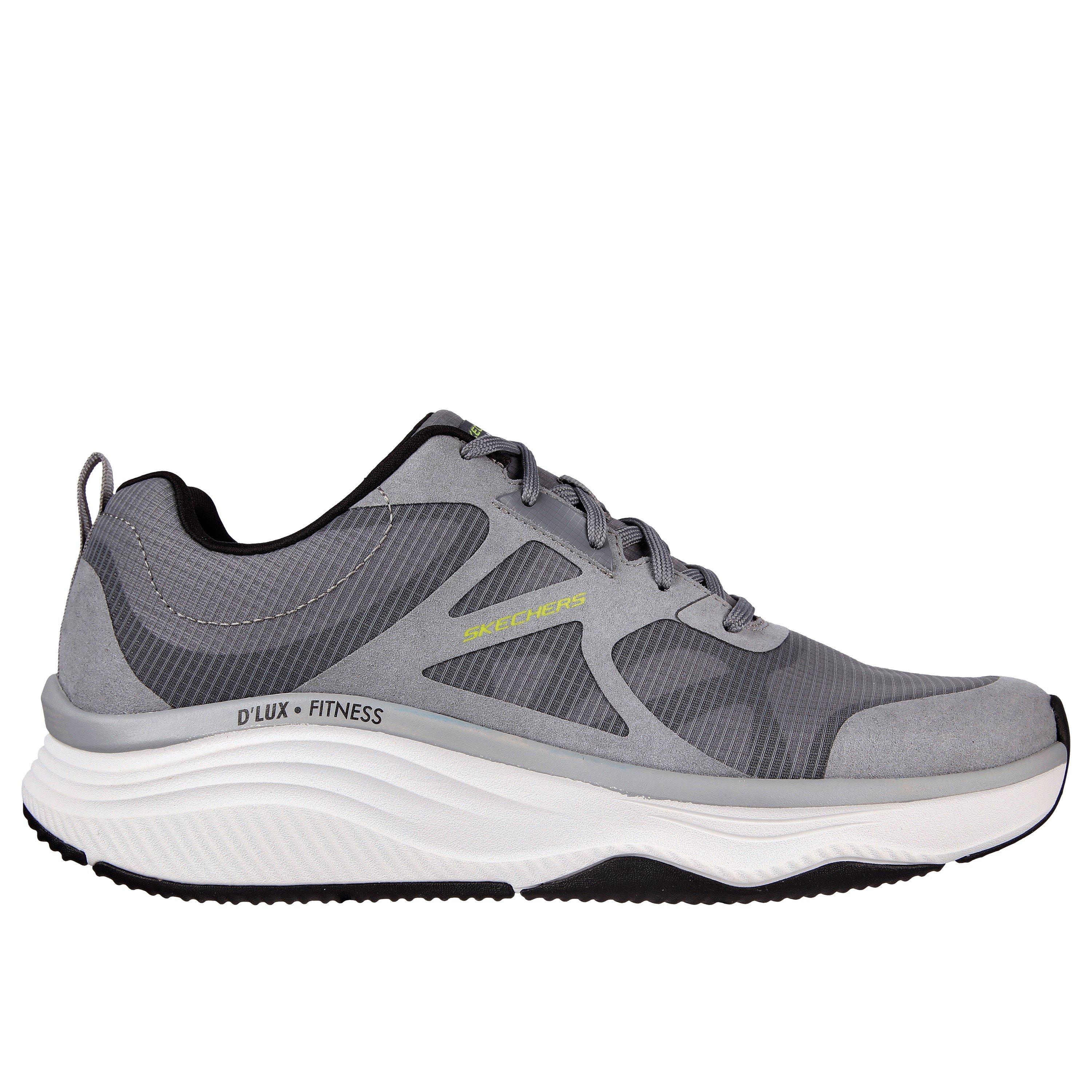Grey - Skechers - Dlux Fit Training Shoes - 5