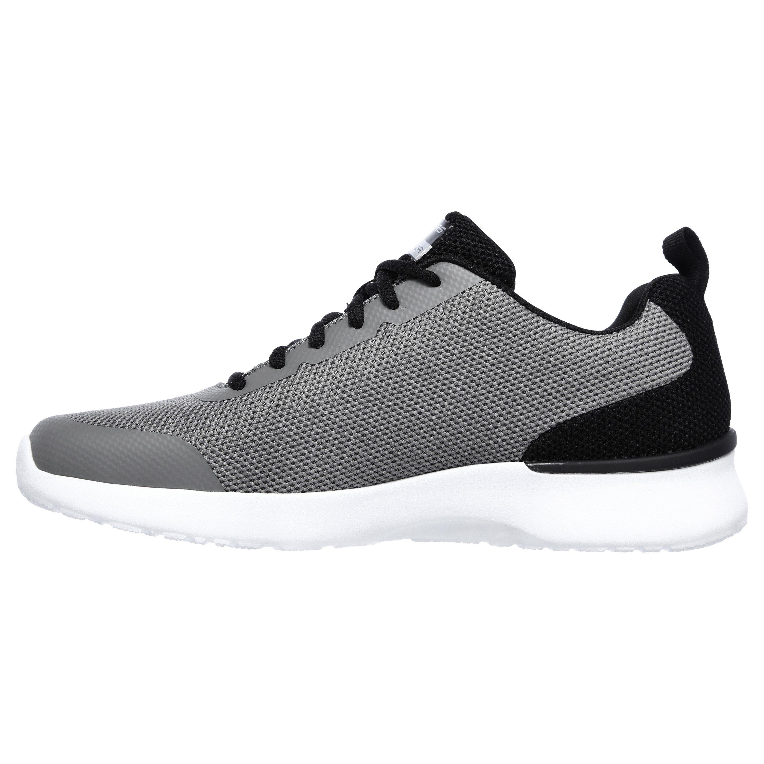 Sivi/Crn - Skechers - Knit Airb Training Shoes Mens - 4