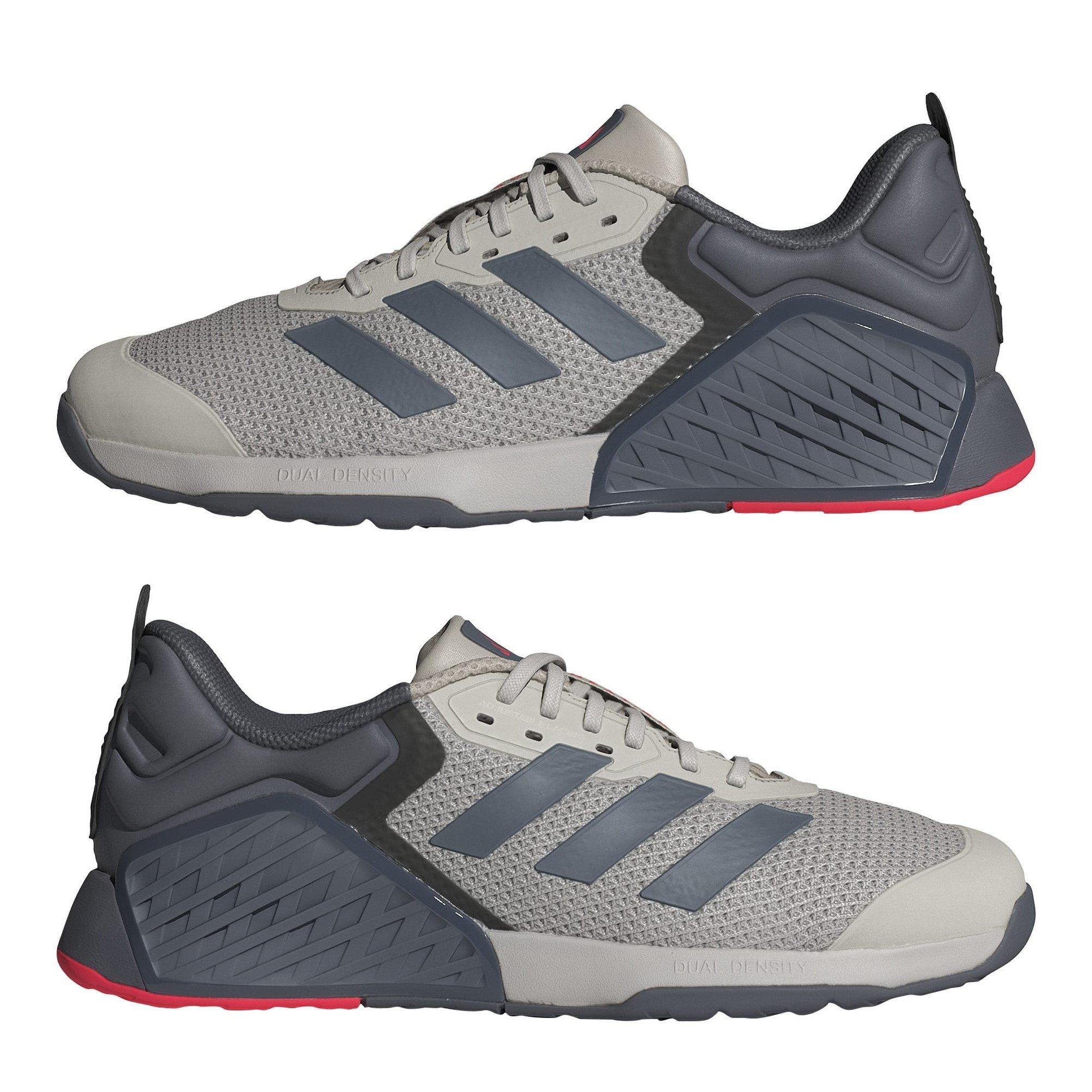 Alumina/Red - adidas - Dropset 3 Training Shoes - 9