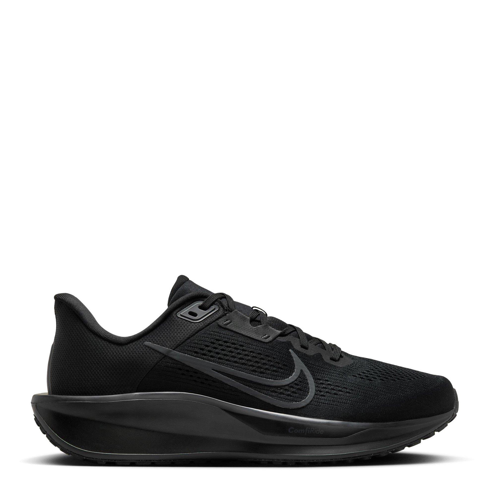 Crno/sive - Nike - Quest 6 Mens Road Running Shoes - 1