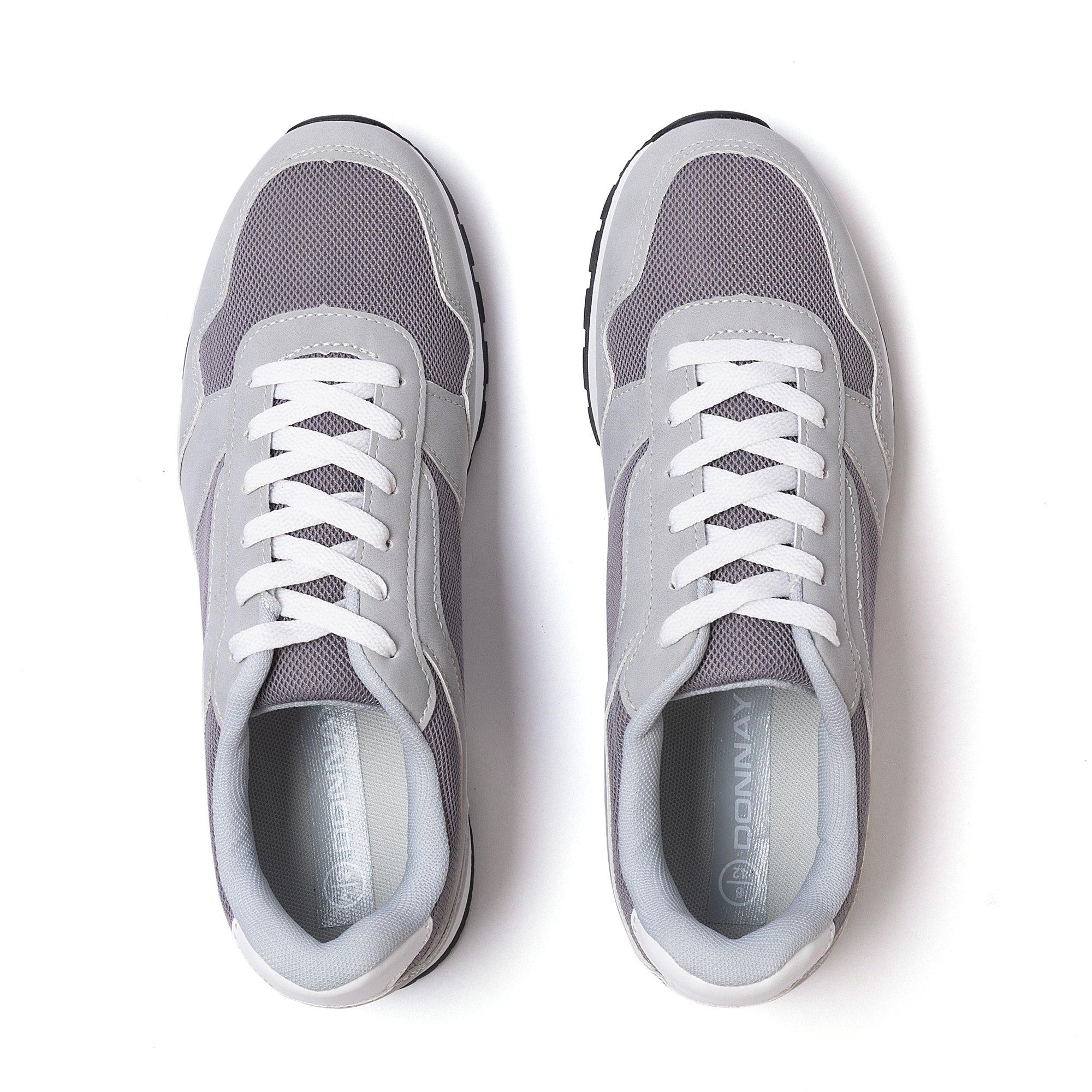 Grey - Donnay - Men Mesh Trainers - 4