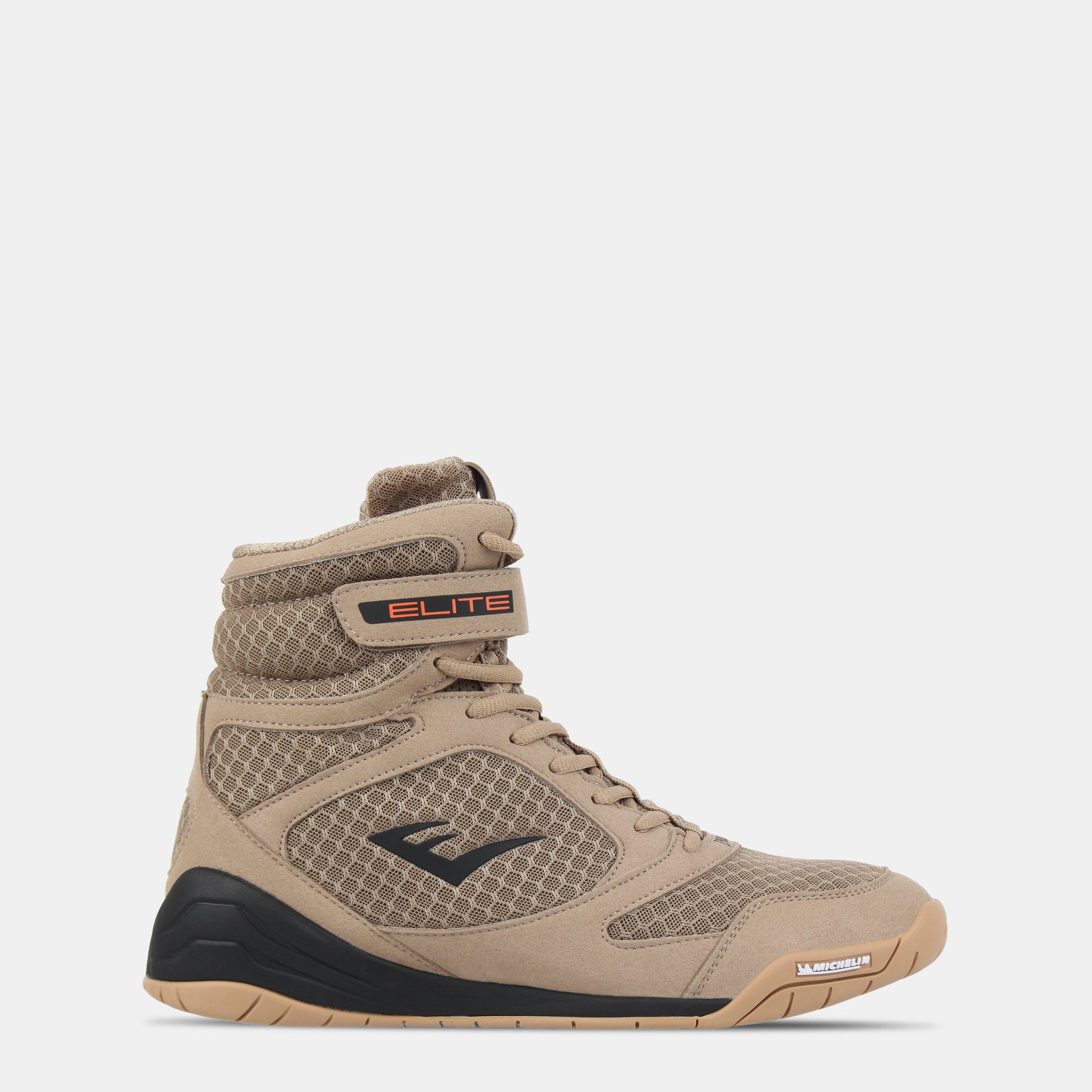 Everlast Men's Pro Elite Boxing Boots - Beige - 7 (41)
