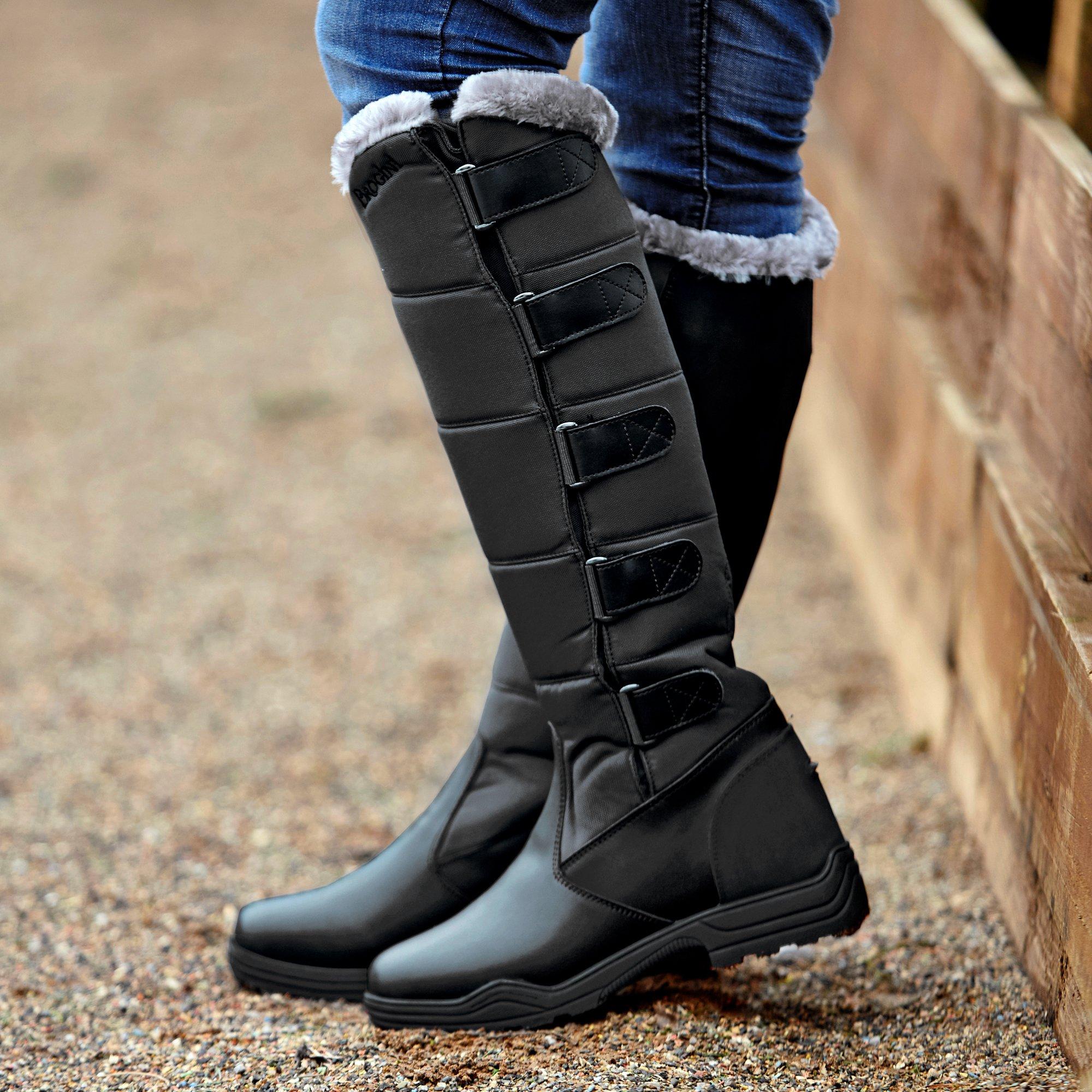 Schwarz - Brogini - Kendal Insulated Winter Riding Boot - 2