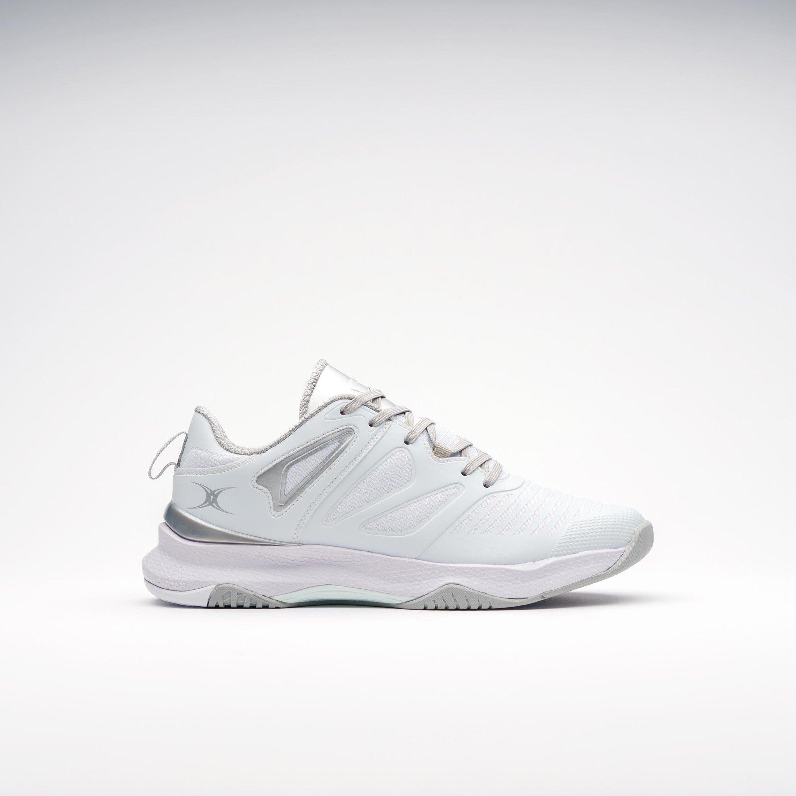 Bijelo/Srebrno - Gilbert - Impact Netball Shoes - 2