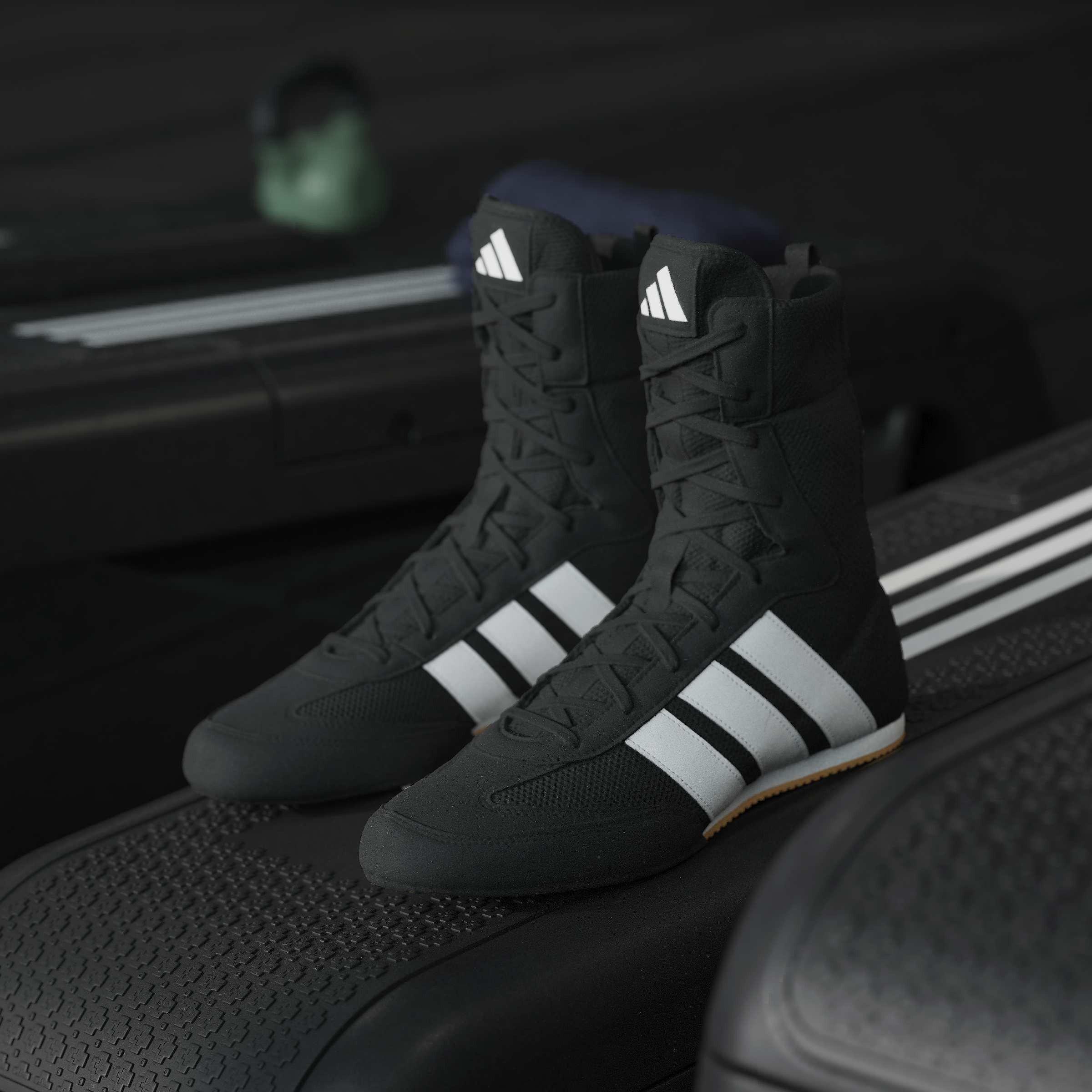 Blk/Wht/Blk - adidas - Adidas Box Hog CL Sn00 - 12