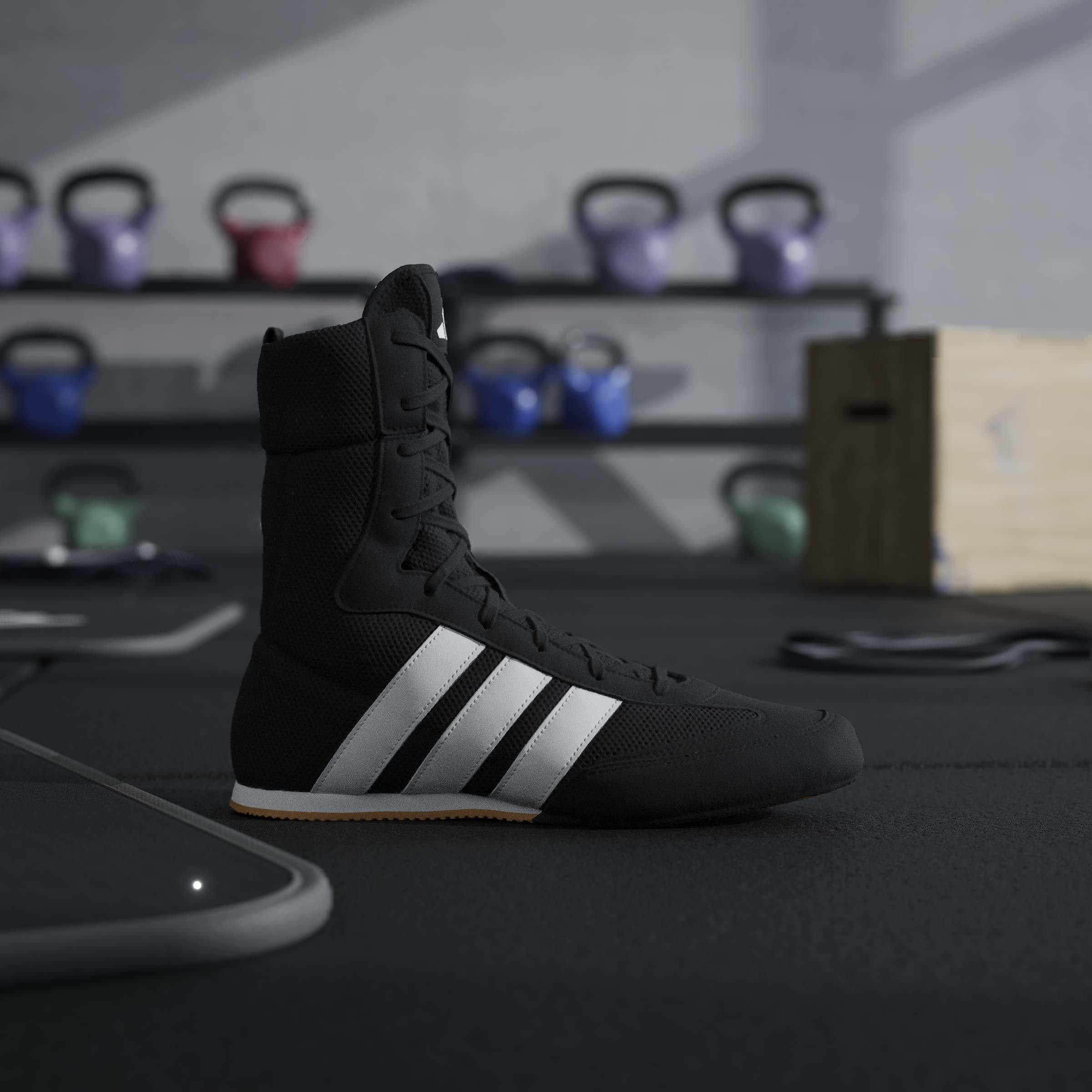 Blk/Wht/Blk - adidas - Adidas Box Hog CL Sn00 - 10