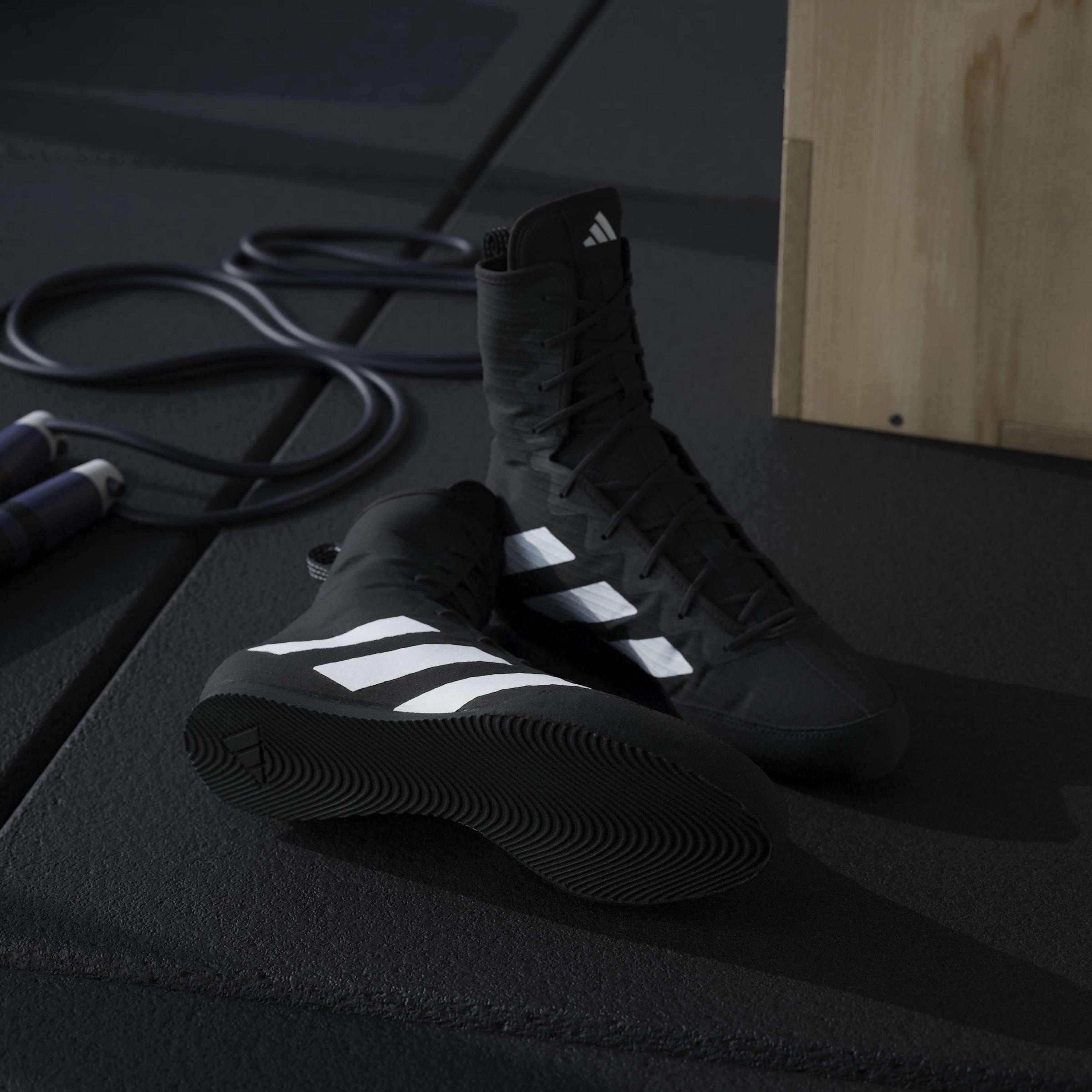 Blk/Wht/Blk - adidas - Adidas Box Hog 4 Sn63 - 11