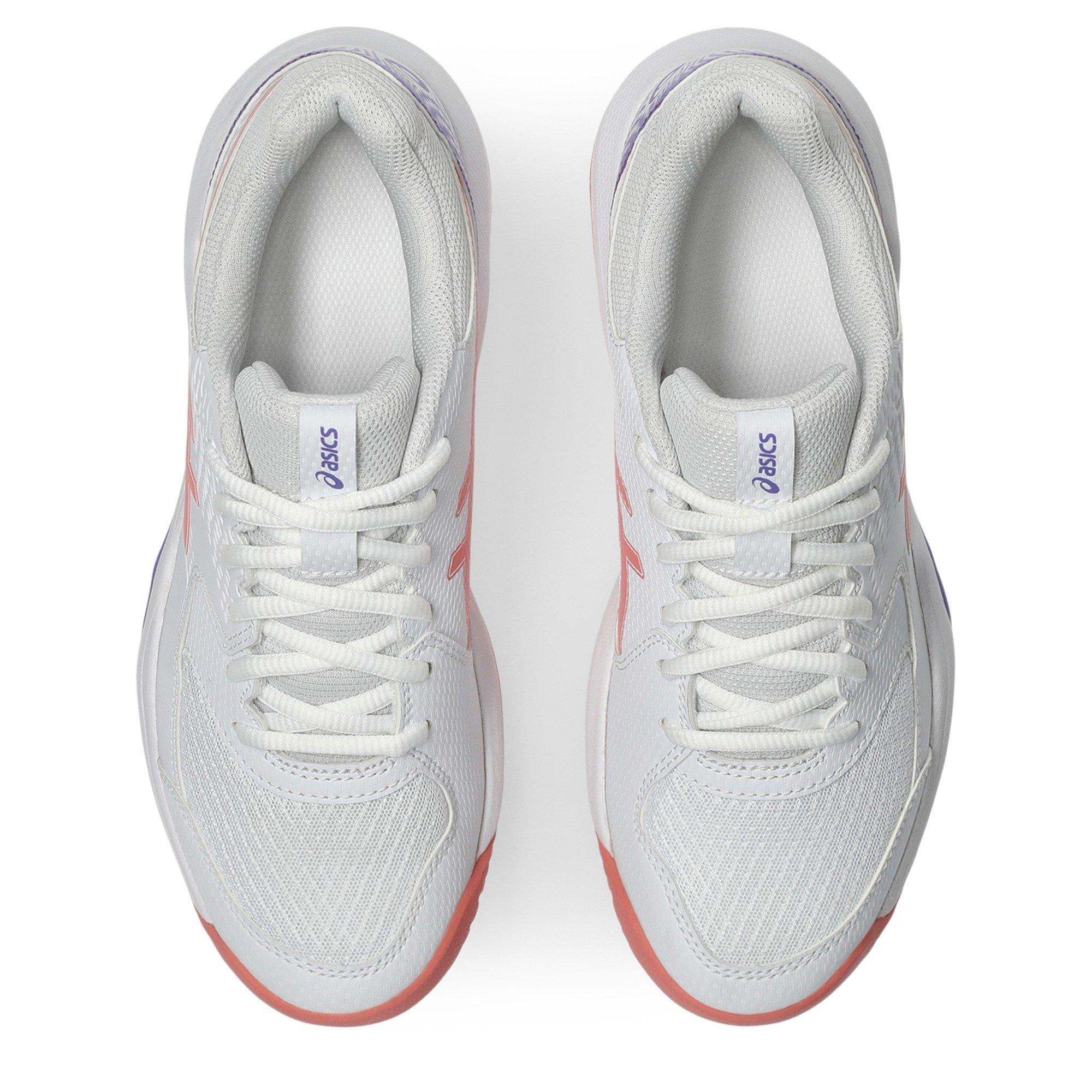 White/Pink - Asics - Asics Gel-Dedicate 8 Padel Trainers Womens - 6