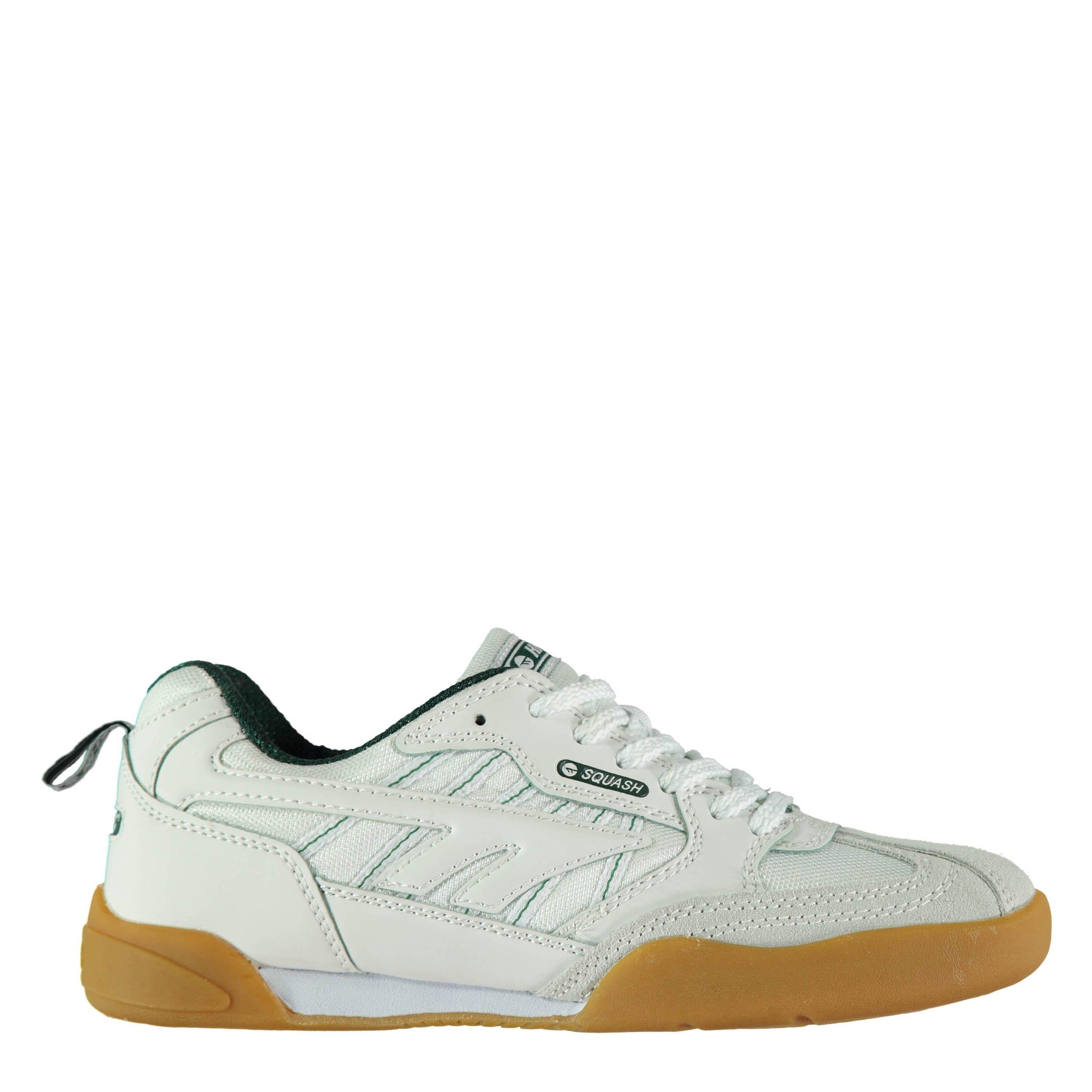 White/Green - Hi Tec - Hi Squash Shoes - 1