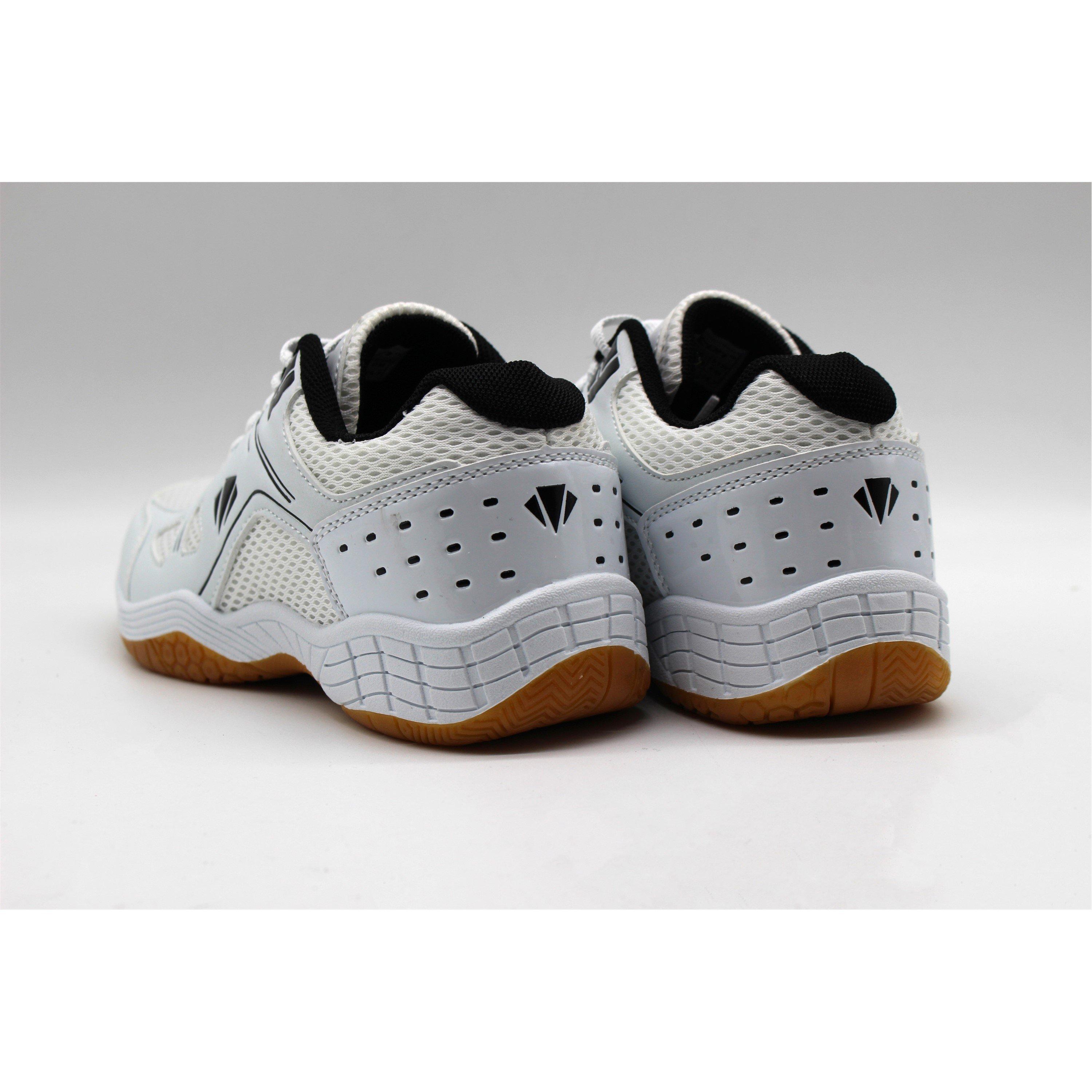 WHITE / BLACK - Carlton - CC 121-W Womens Badminton Shoes - 5