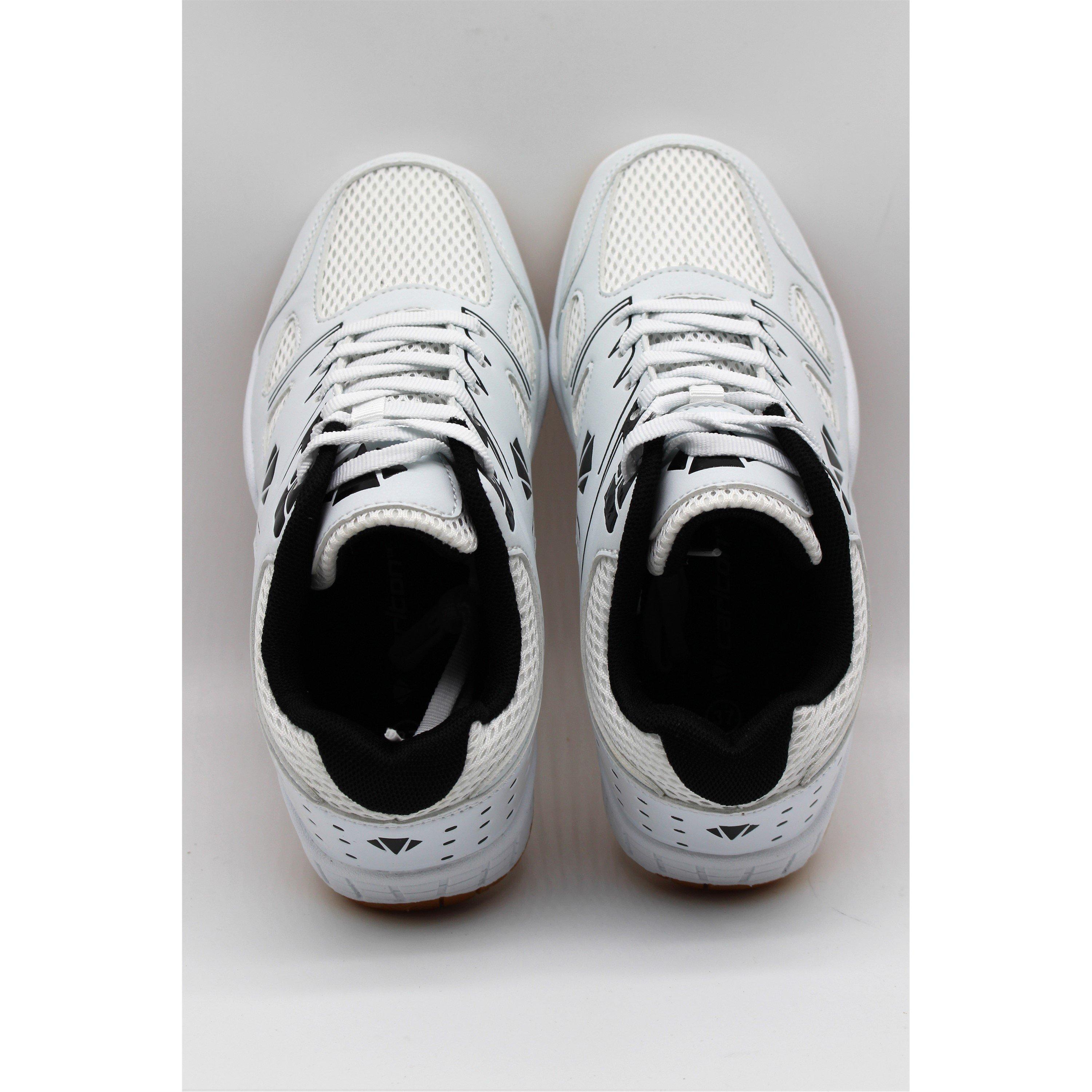 WHITE / BLACK - Carlton - CC 121-W Womens Badminton Shoes - 6