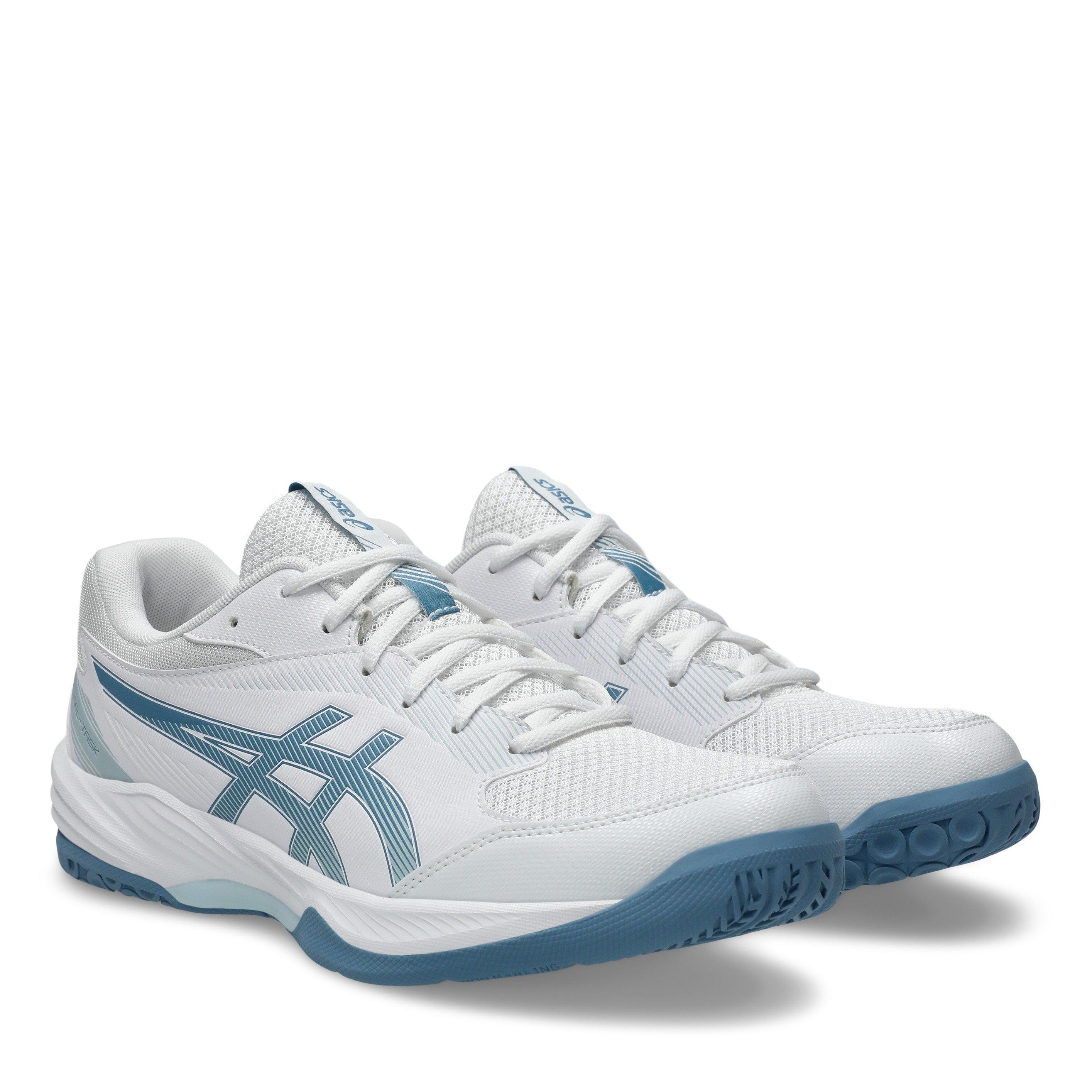 White - Asics - Asics Gel-Task 4 Handball Trainers Mens - 4