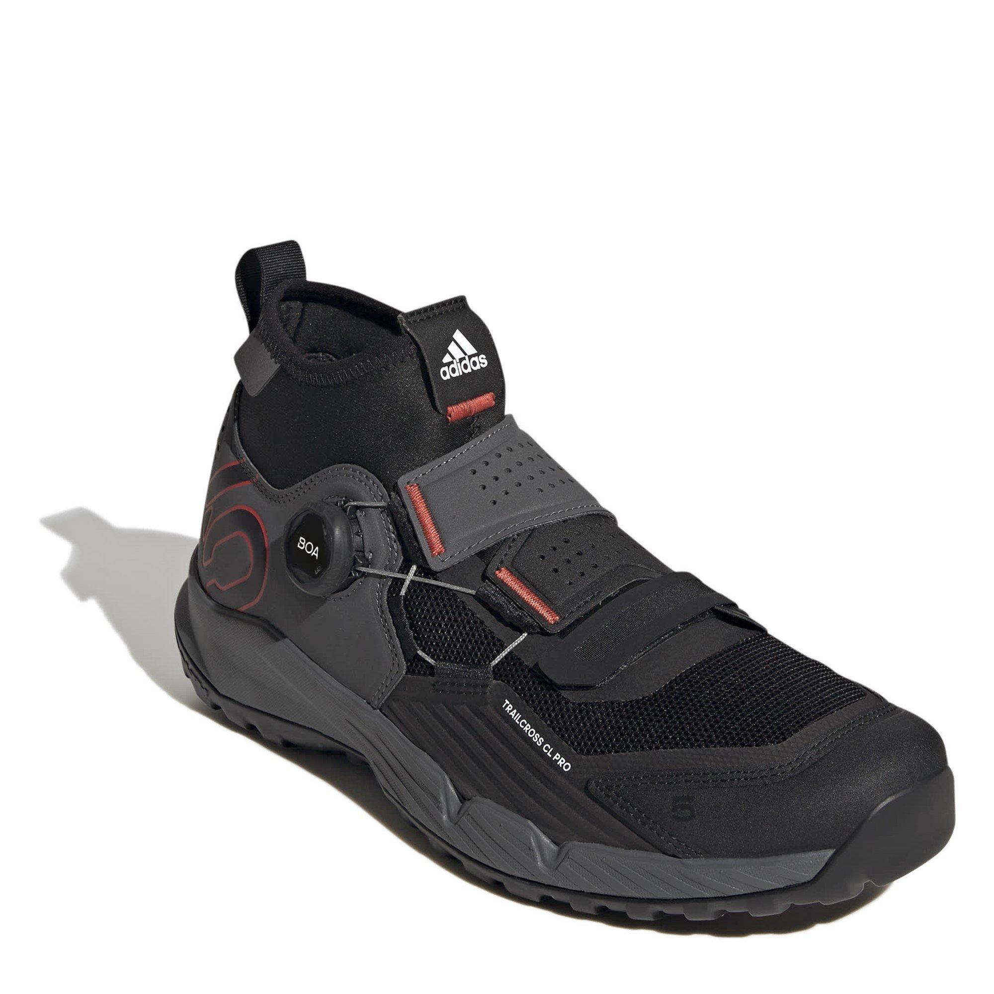 Grey - Five Ten - adidas Five Ten Trailcross Pro Clip-In Mountain Bike Shoes Mens - 3