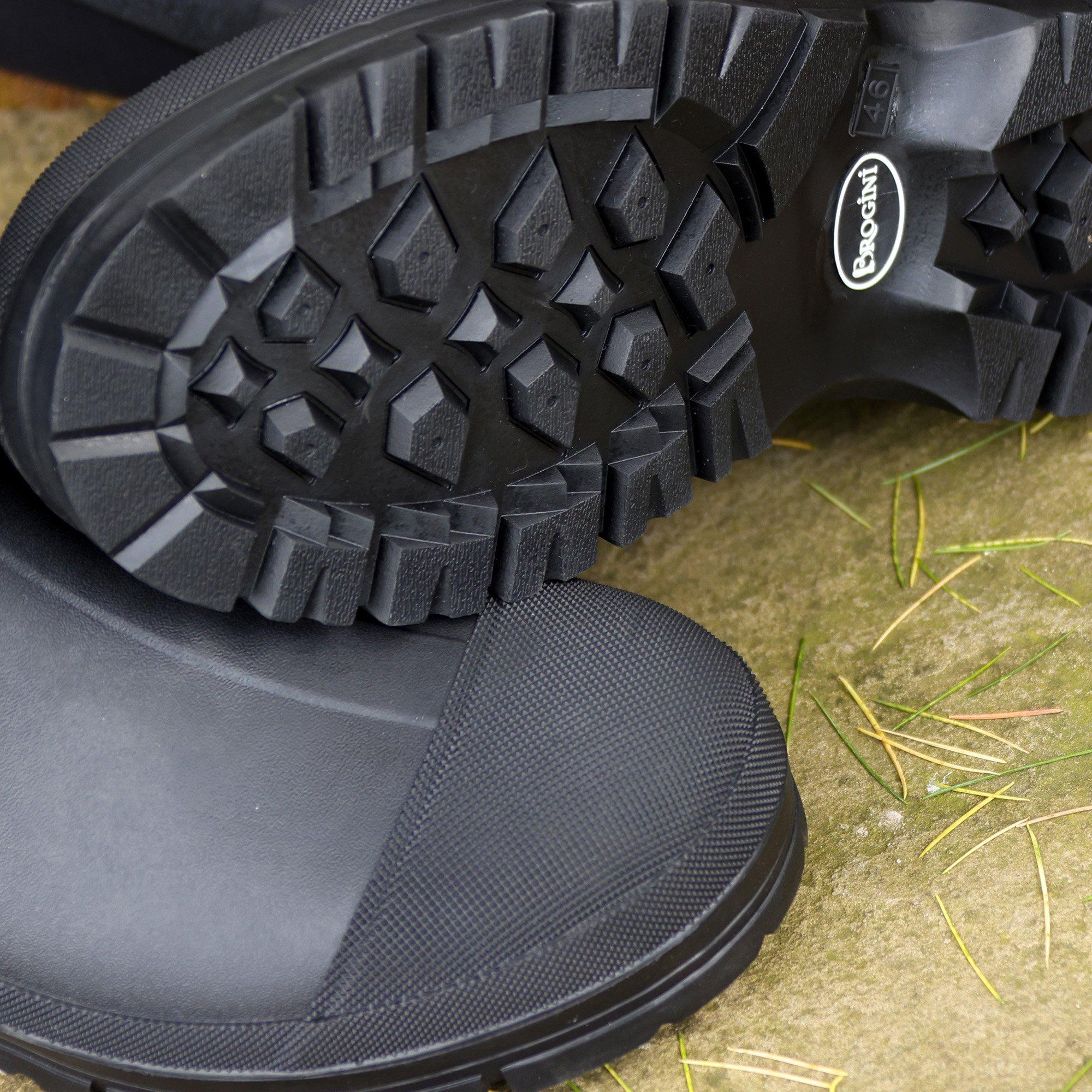 Black - Brogini - Hawkswick Mens Neoprene Mucking-Out Welly - 5