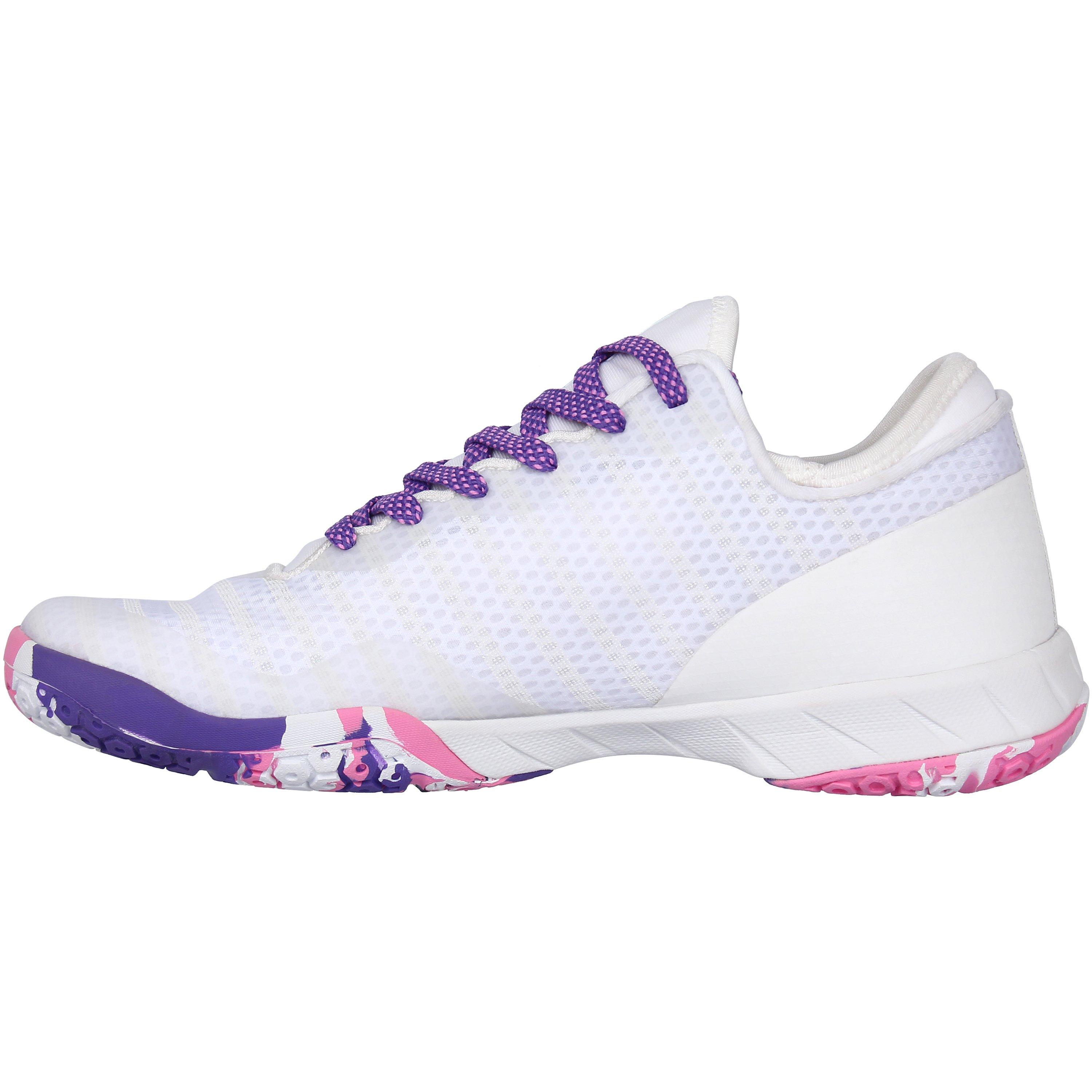 White/Purple - KooGa - Agility Netball Shoes Womens - 4