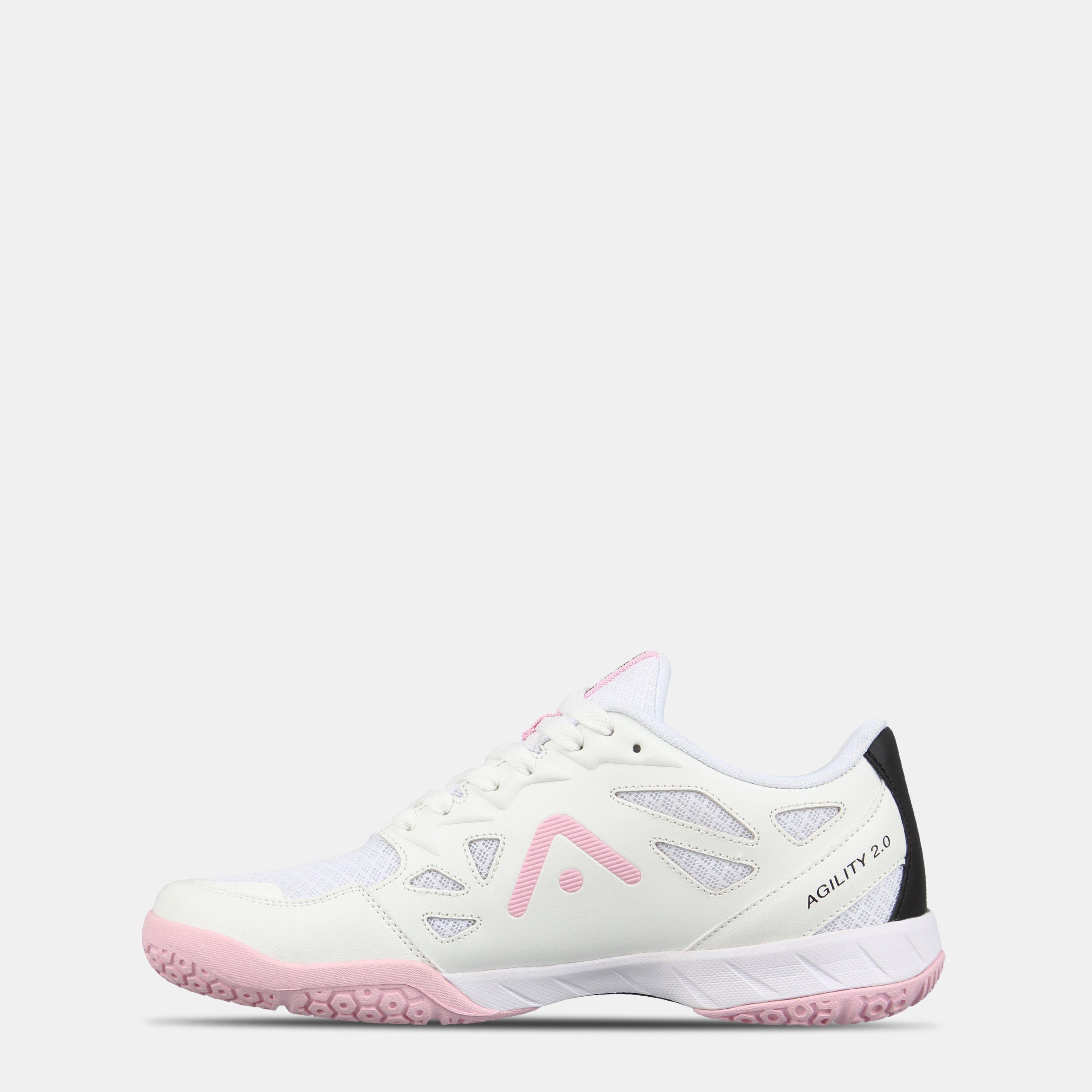 White/Pink - KooGa - Agility Netball Shoes Womens - 2