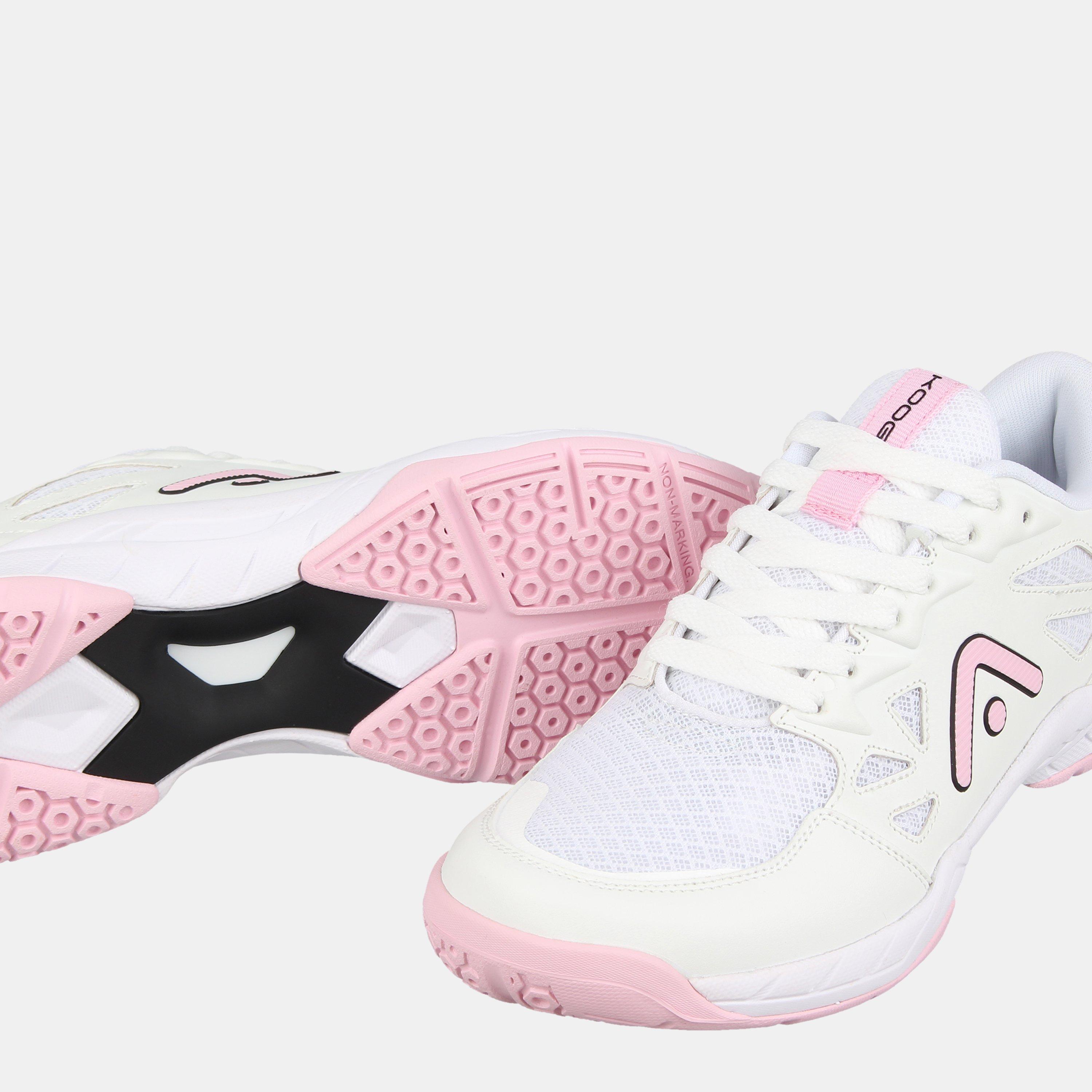 White/Pink - KooGa - Agility Netball Shoes Womens - 3