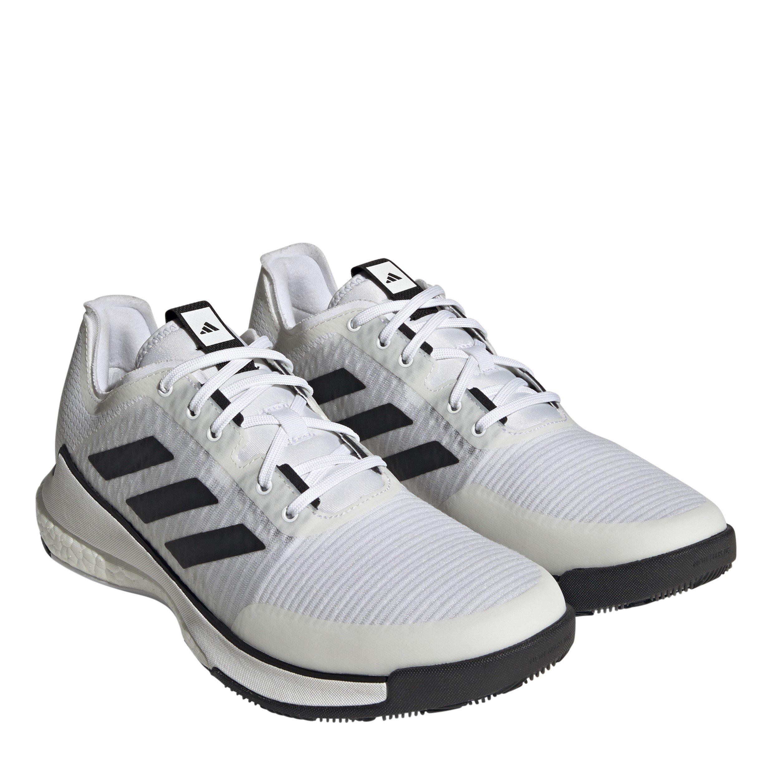 Wht/Blk/Wht - adidas - Crazyflight M Volleyball Shoes Mens - 3