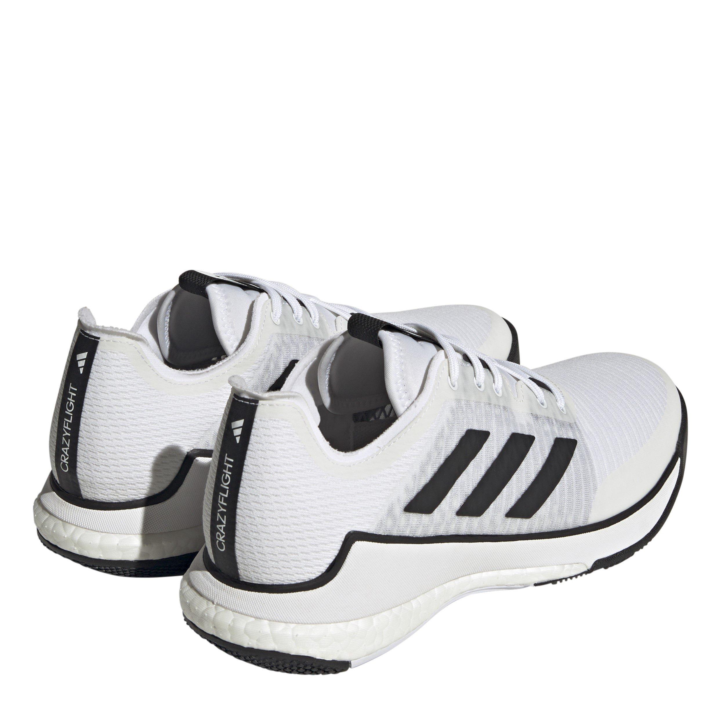 Wht/Blk/Wht - adidas - Crazyflight M Volleyball Shoes Mens - 4