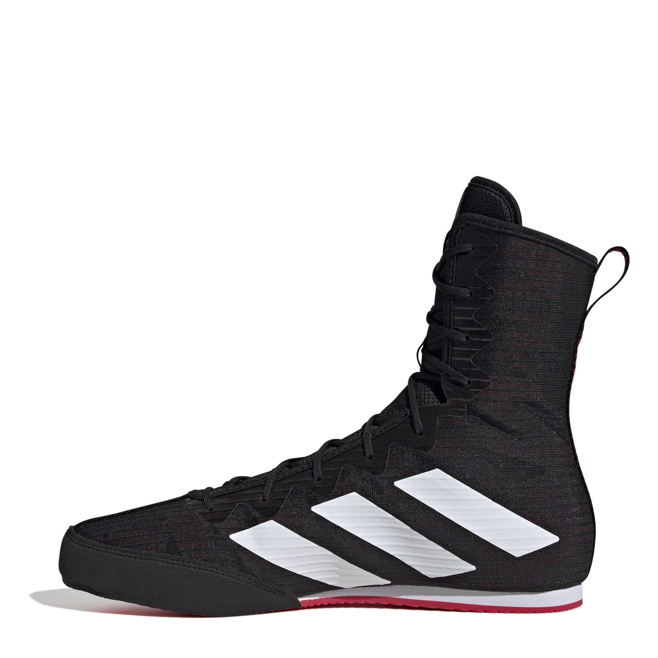Blk/White/Rby - adidas - Box Hog 4 Shoes - 2