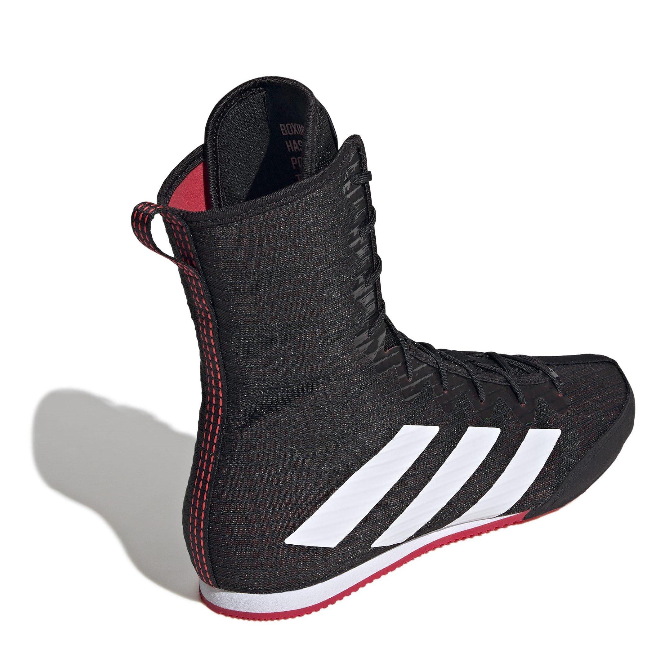 Blk/White/Rby - adidas - Box Hog 4 Shoes - 4