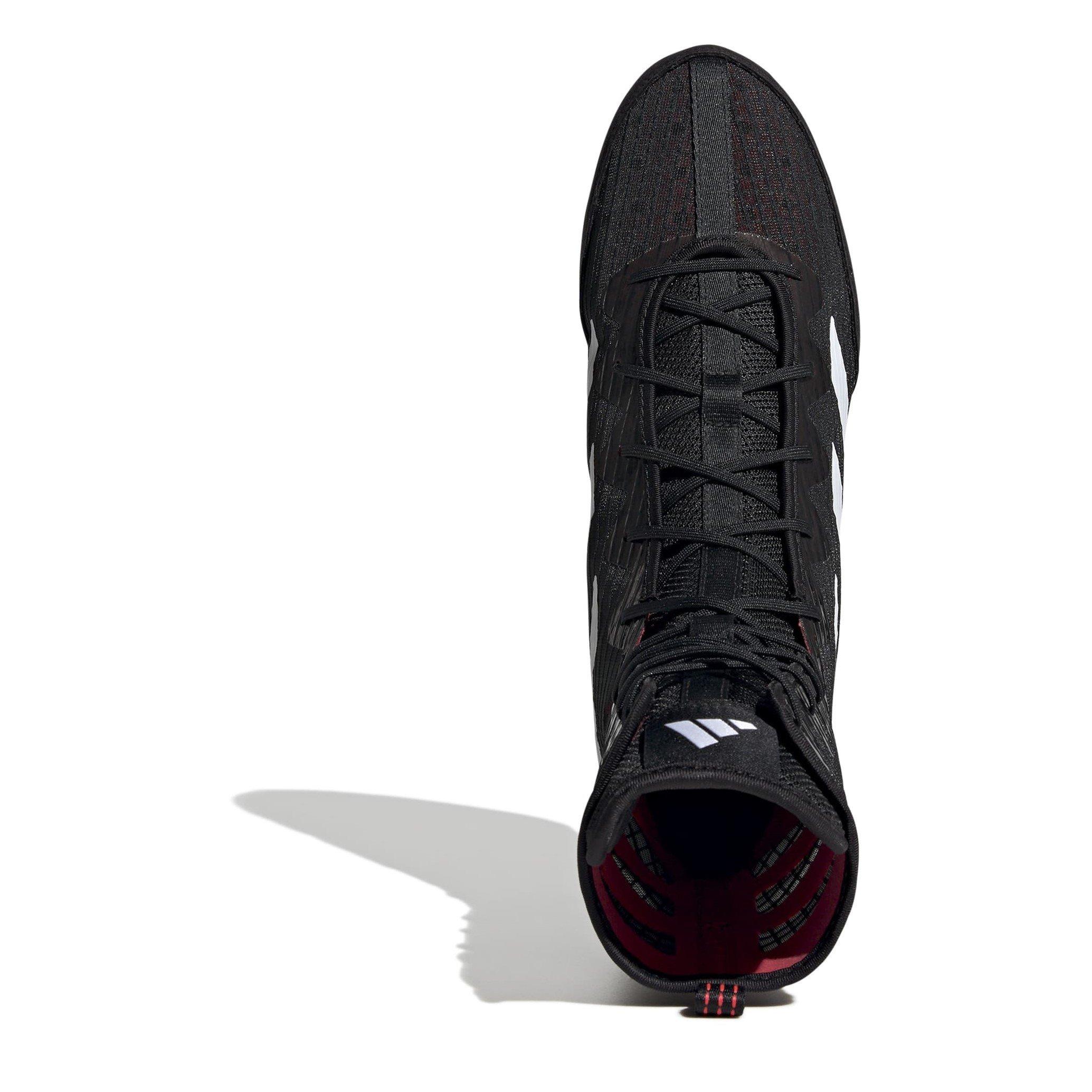 Blk/White/Rby - adidas - Box Hog 4 Shoes - 5