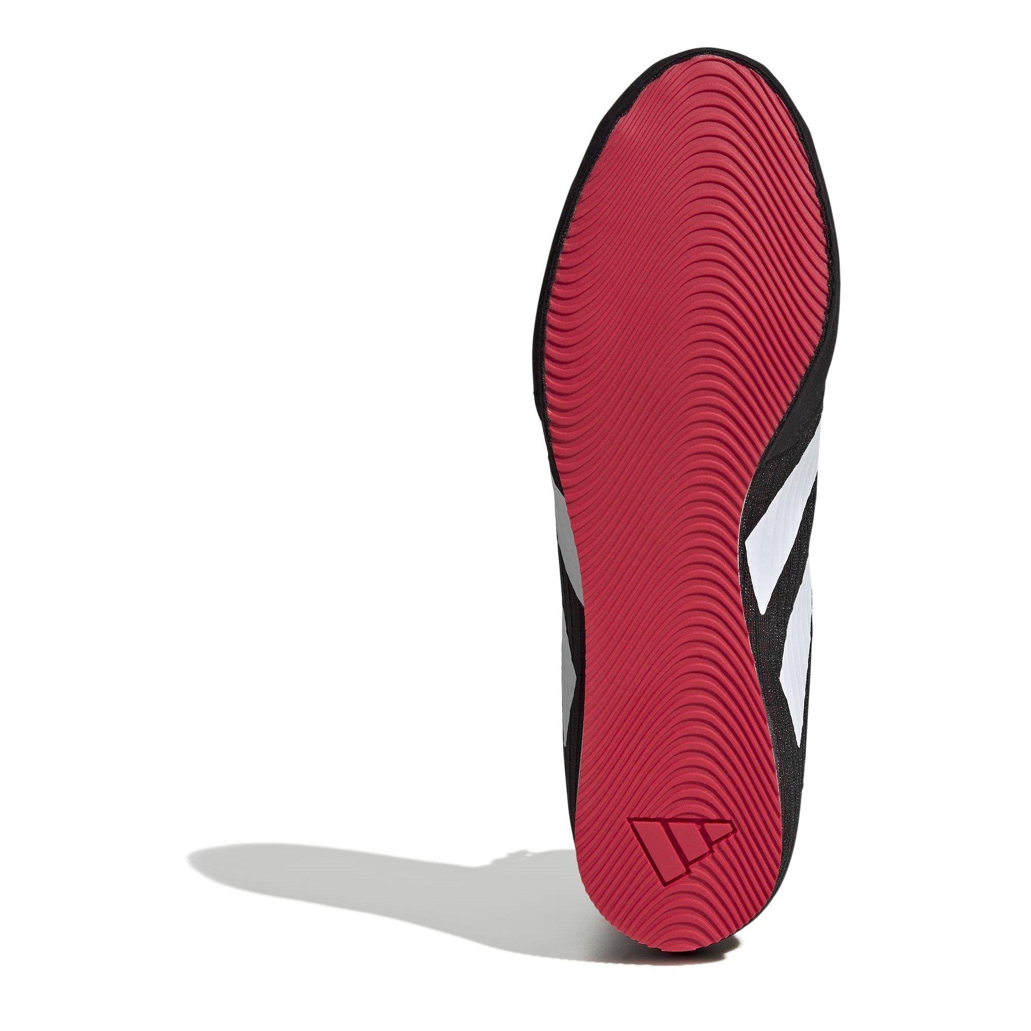 Blk/White/Rby - adidas - Box Hog 4 Shoes - 6