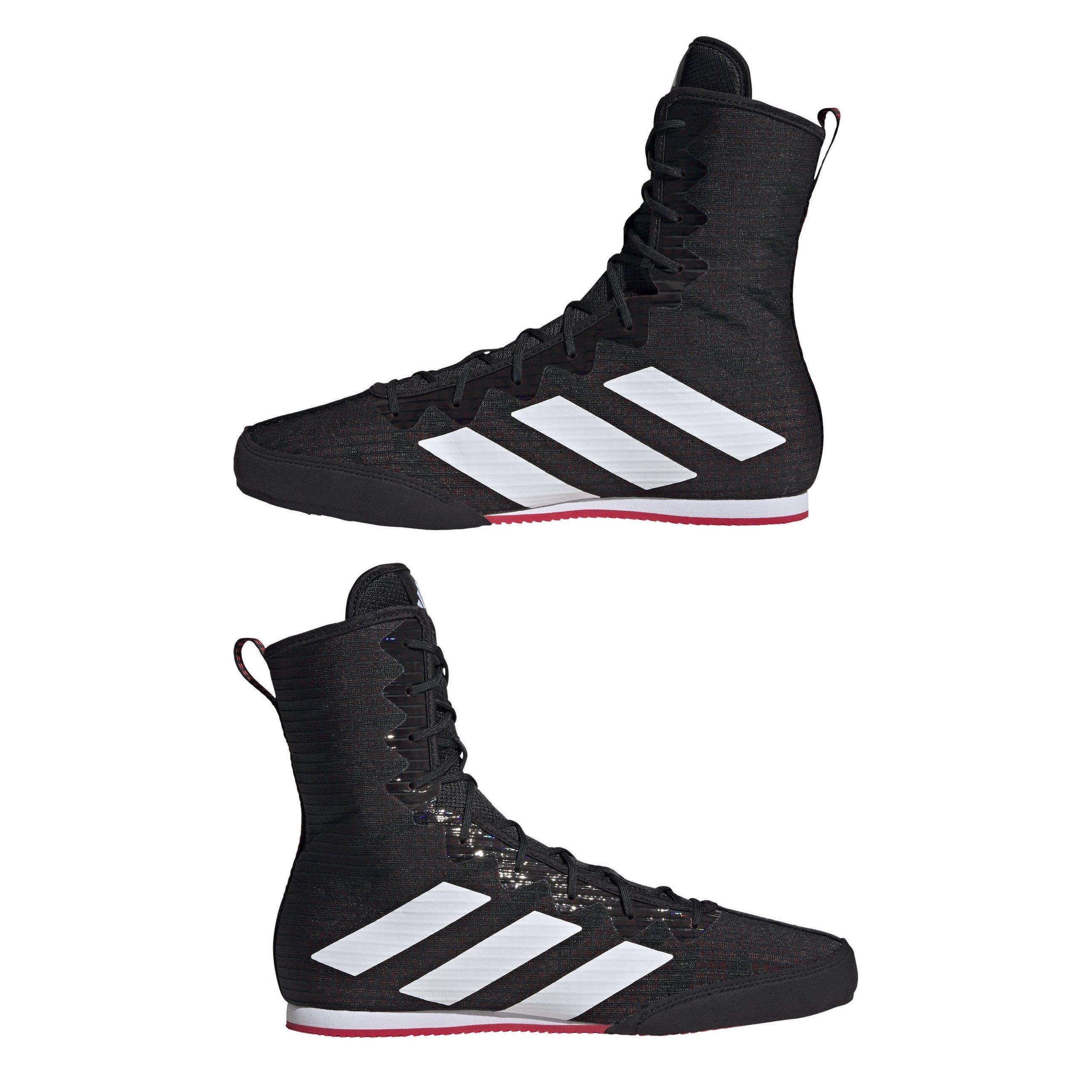 Blk/White/Rby - adidas - Box Hog 4 Shoes - 9